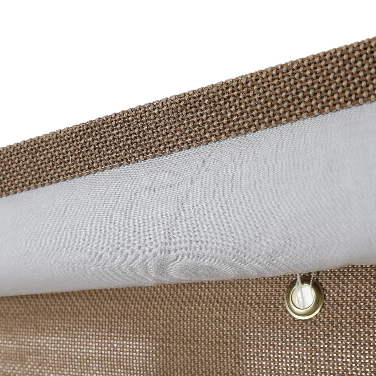 Lay Natural Woven Bamboo Shade - Teak - Image 8