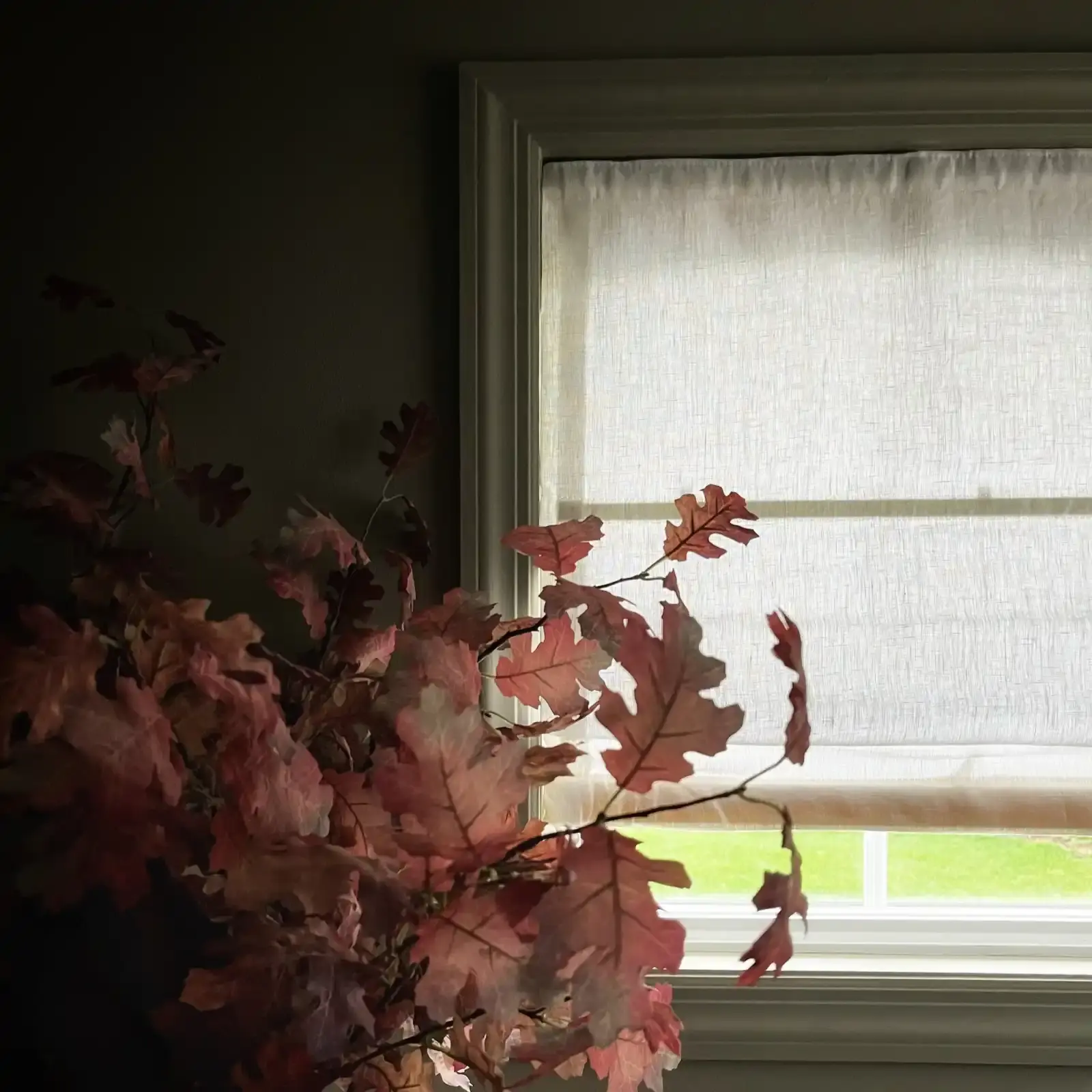Patti Belgian Linen Roman Shade Cordless - Image 12