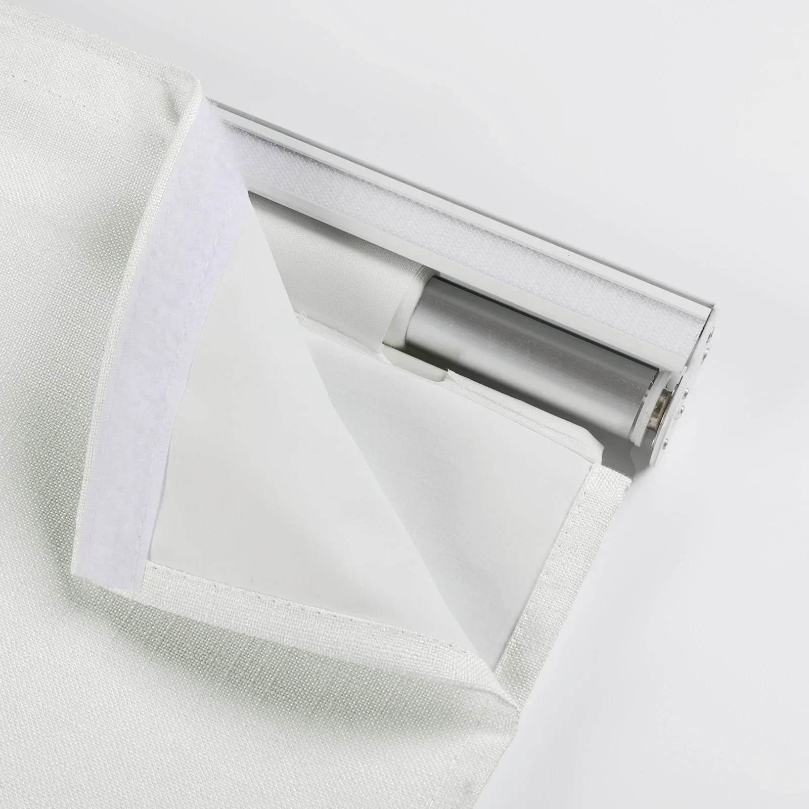 Patti Belgian Linen Cordless Roman Shade Plus Size - Image 8