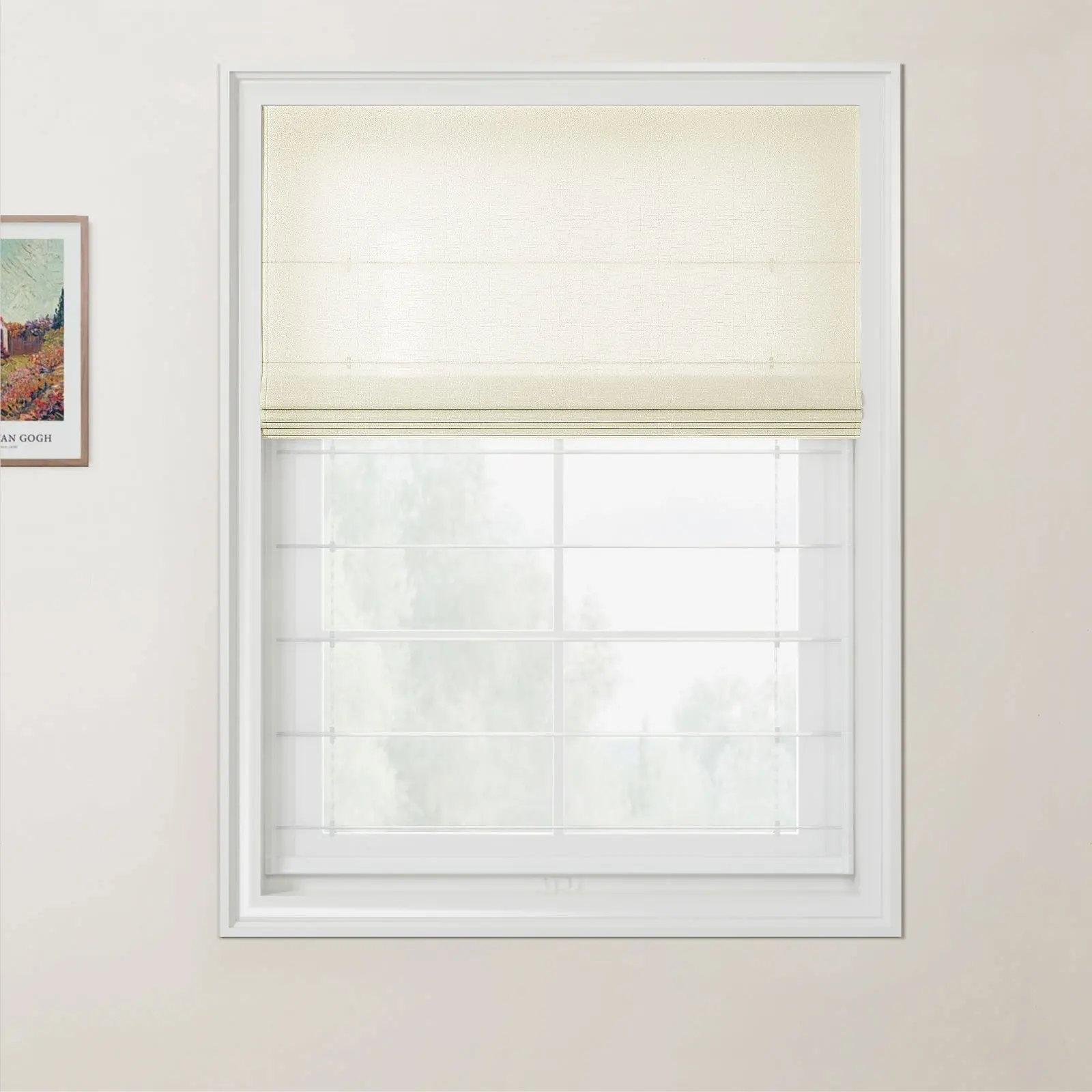 Patti Linen Day Night Roman Shade Cordless - Image 16