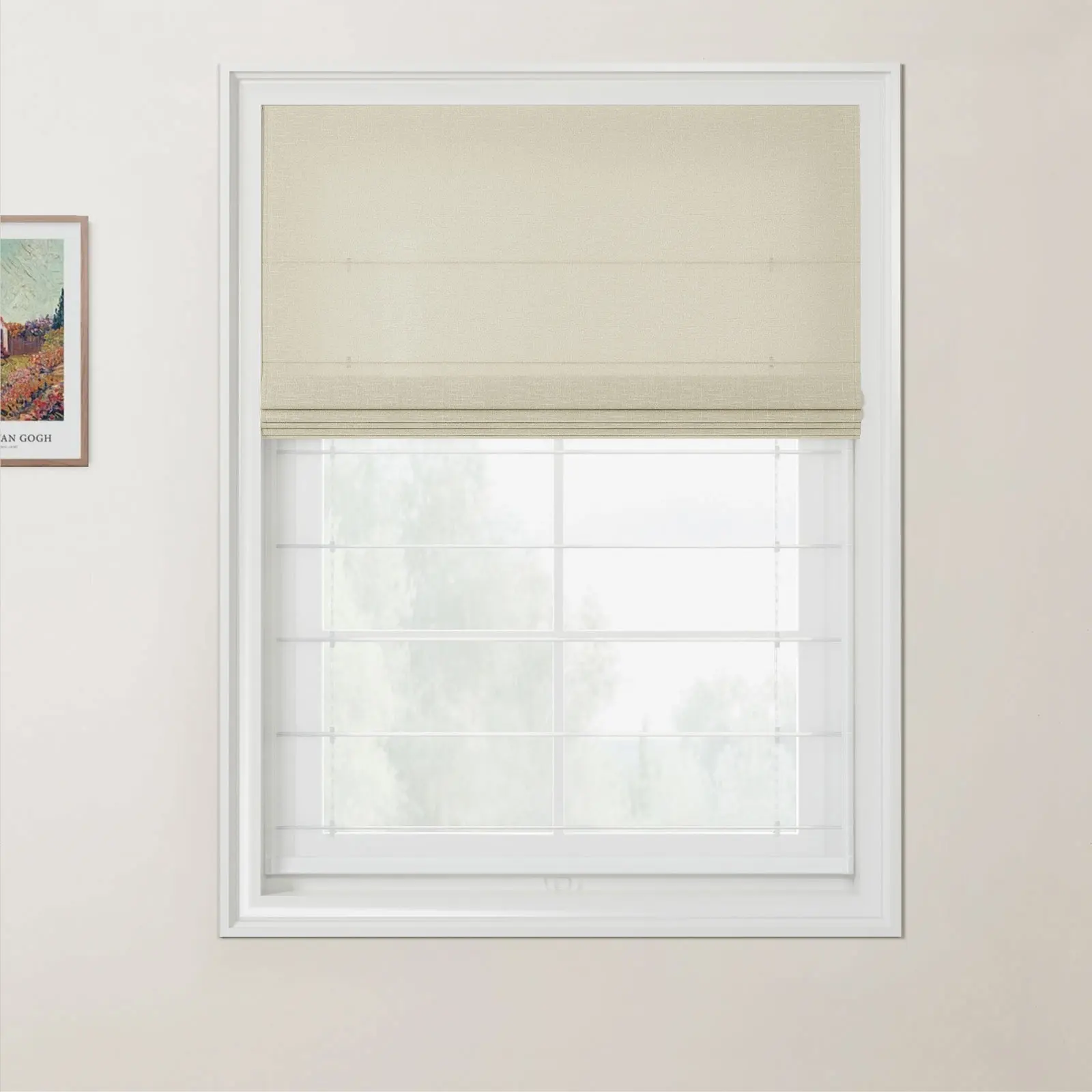 Patti Linen Day Night Roman Shade Cordless - Image 25