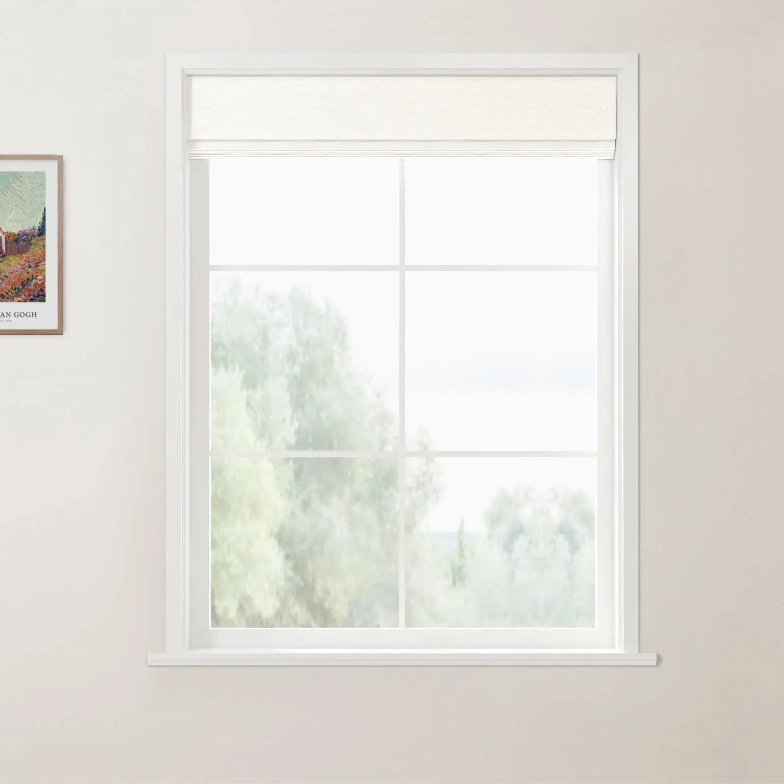 Patti Linen Top Down Bottom Up Roman Shade Cordless - Image 3