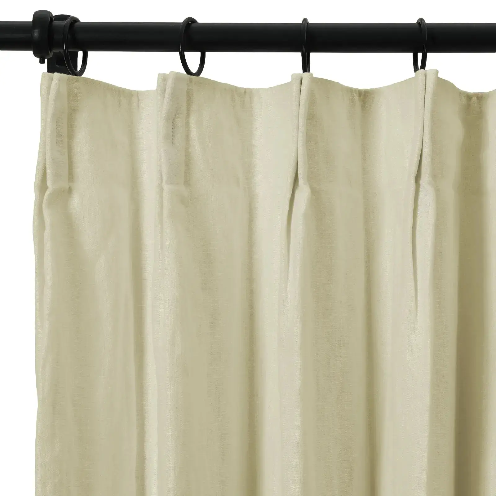 Patti Premium 100% Belgian Flax Linen Curtain Pleated - Image 46
