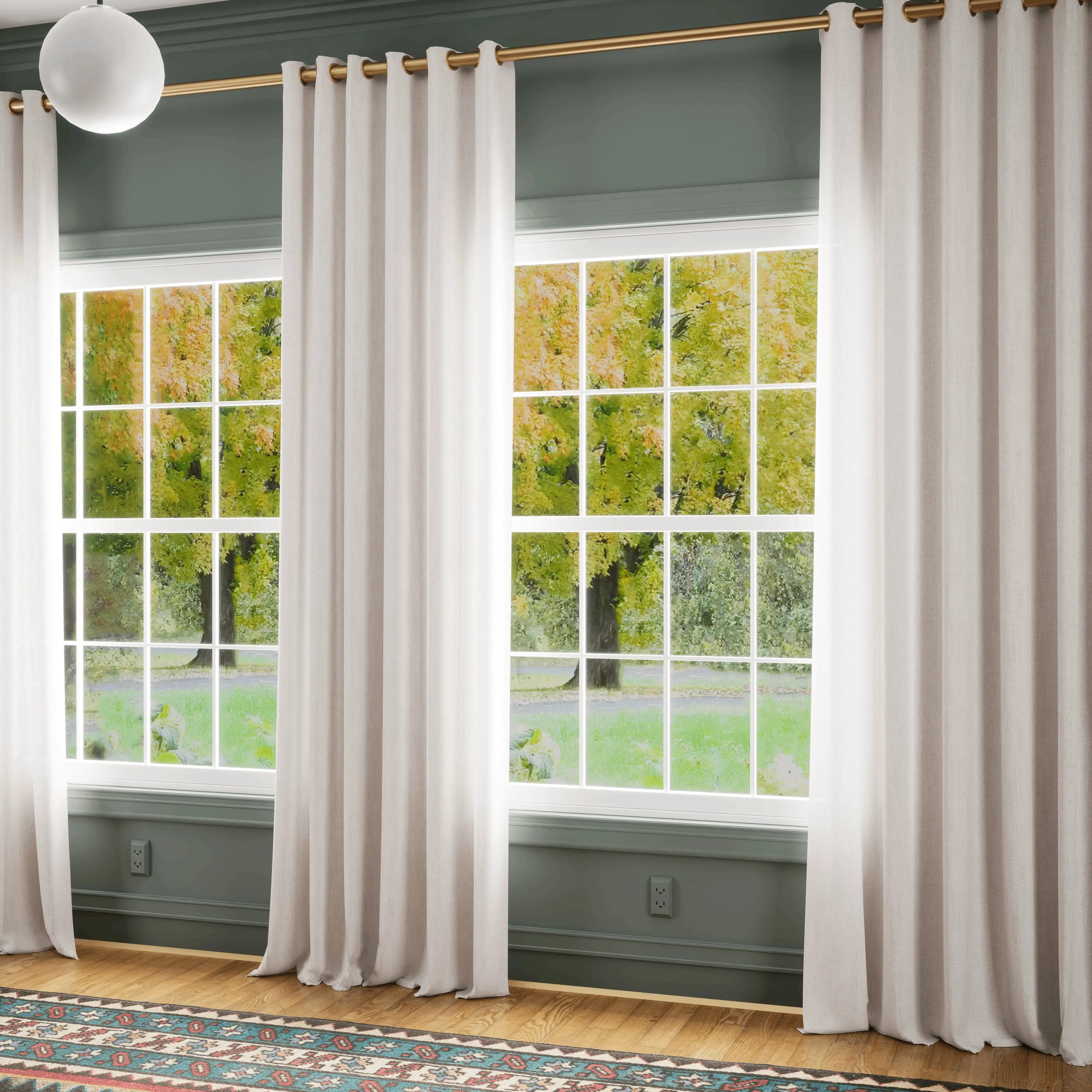 Patti Premium Belgian Flax Linen Curtains Grommet - Image 4