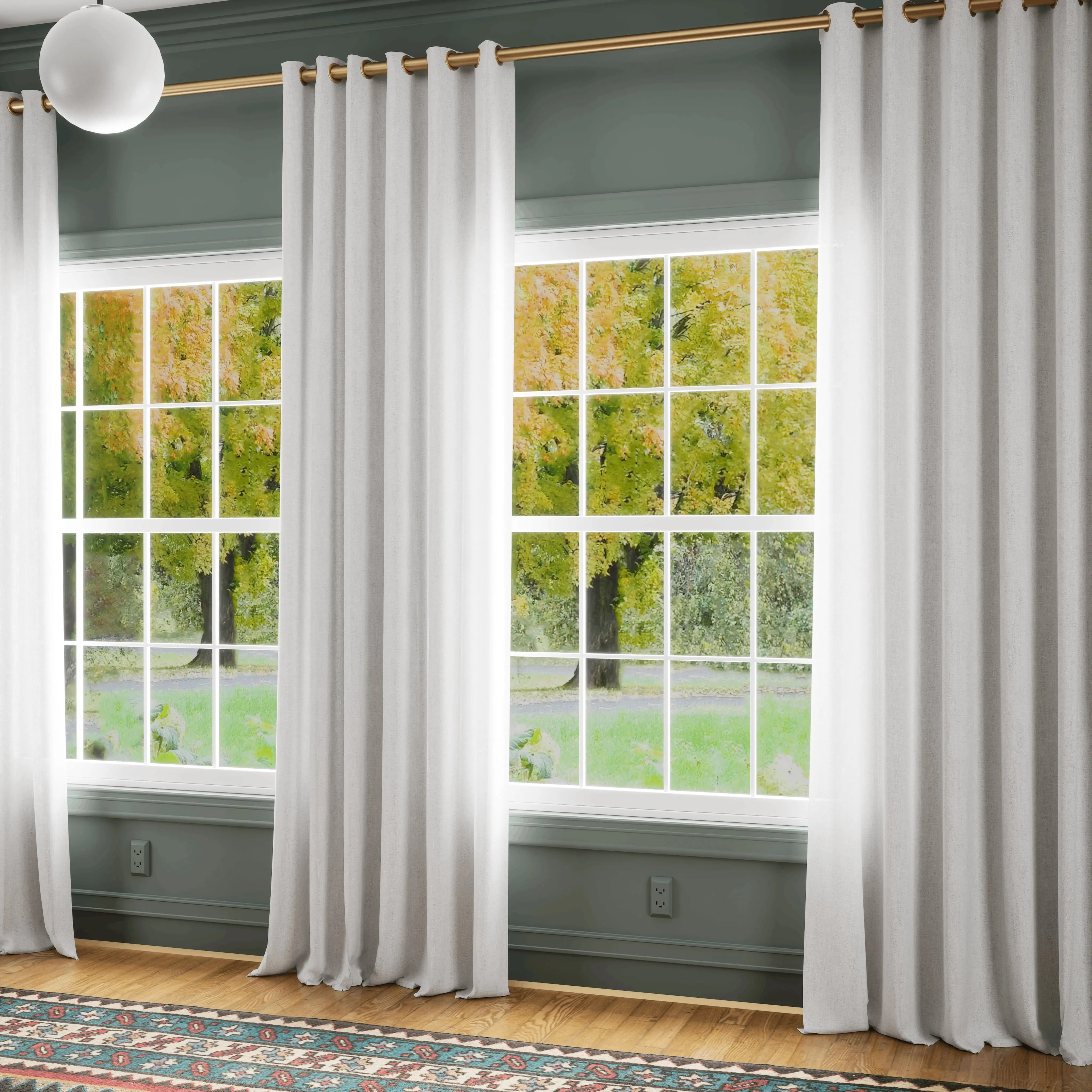 Patti Premium Belgian Flax Linen Curtains Grommet - Image 6