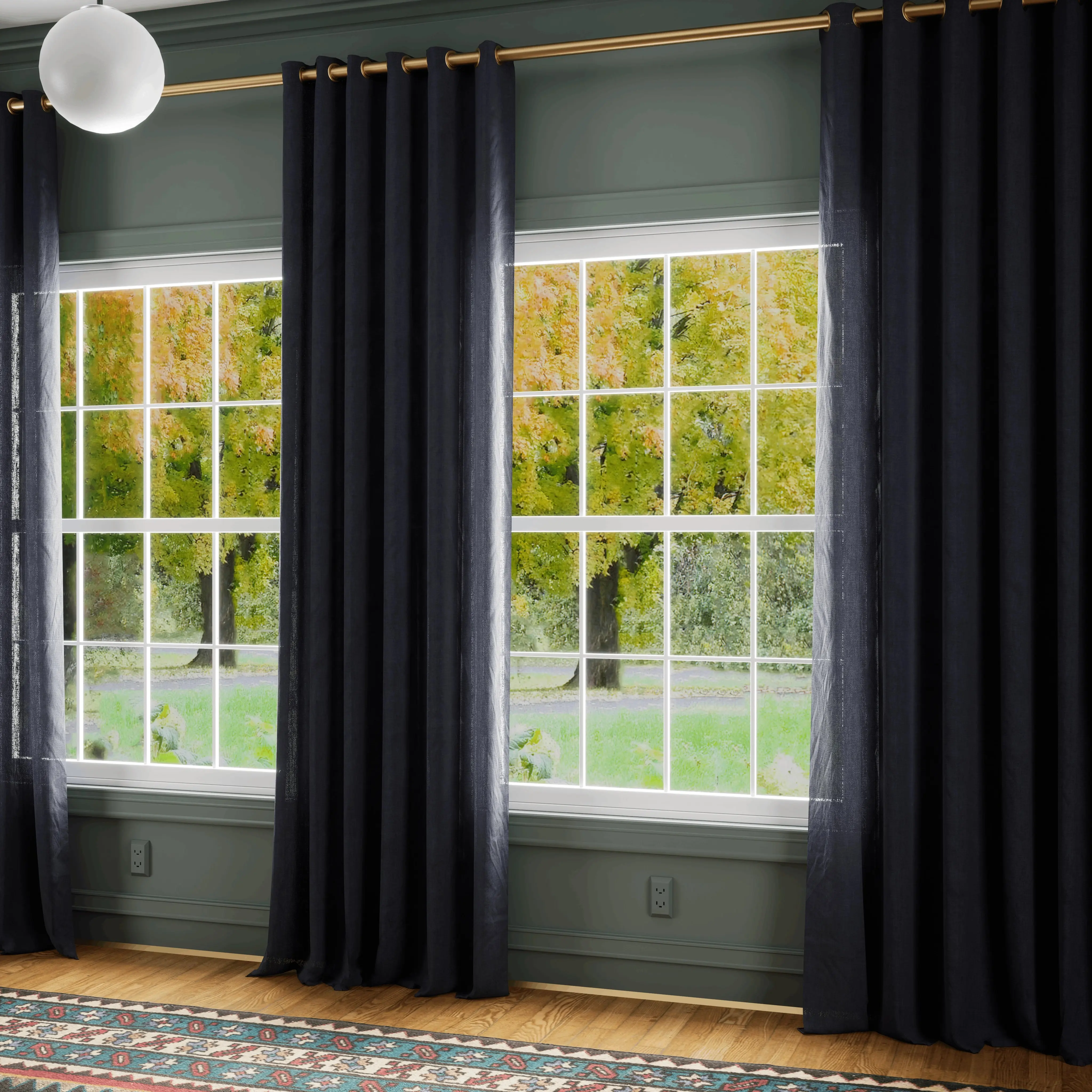 Patti Premium Belgian Flax Linen Curtains Grommet - Image 8