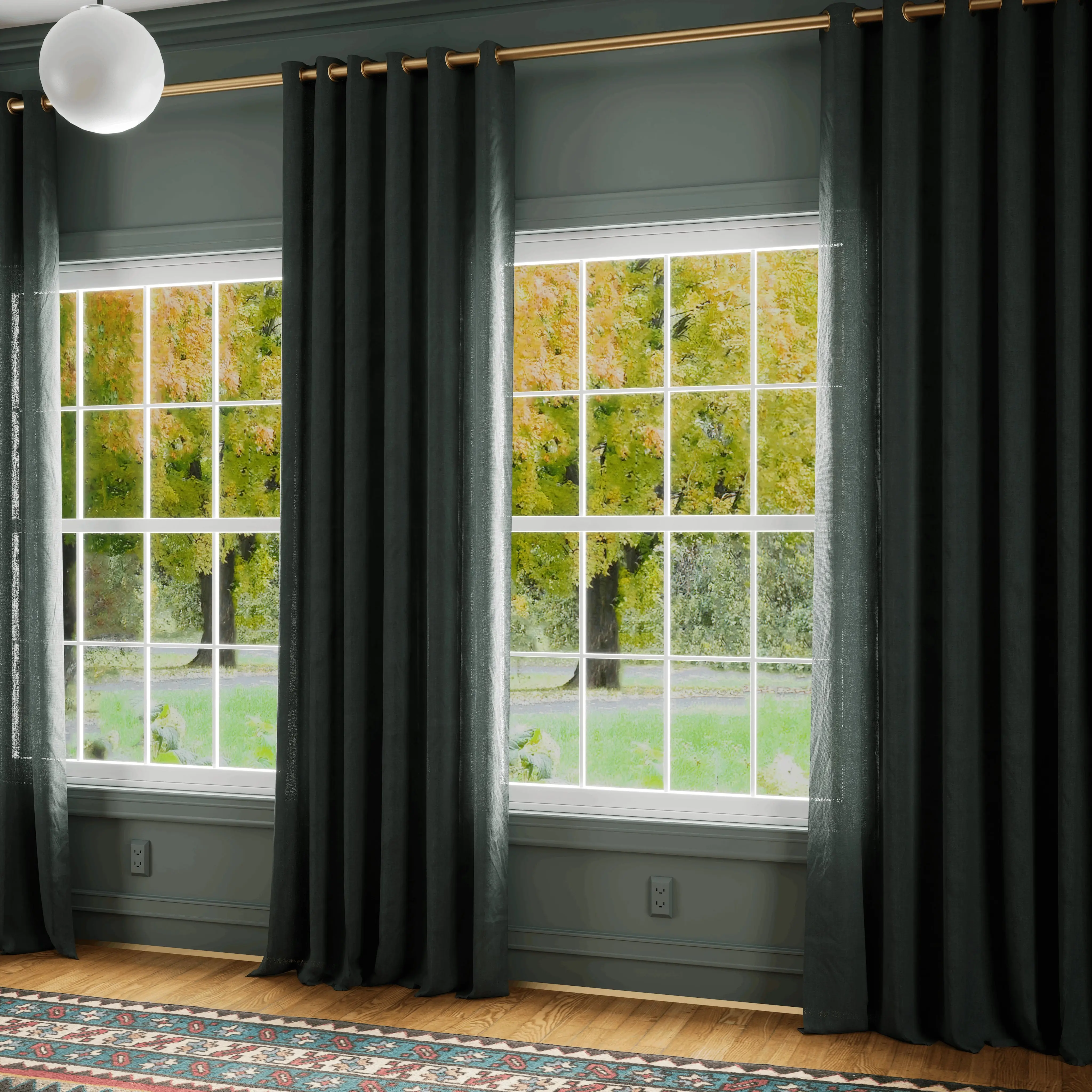 Patti Premium Belgian Flax Linen Curtains Grommet - Image 9