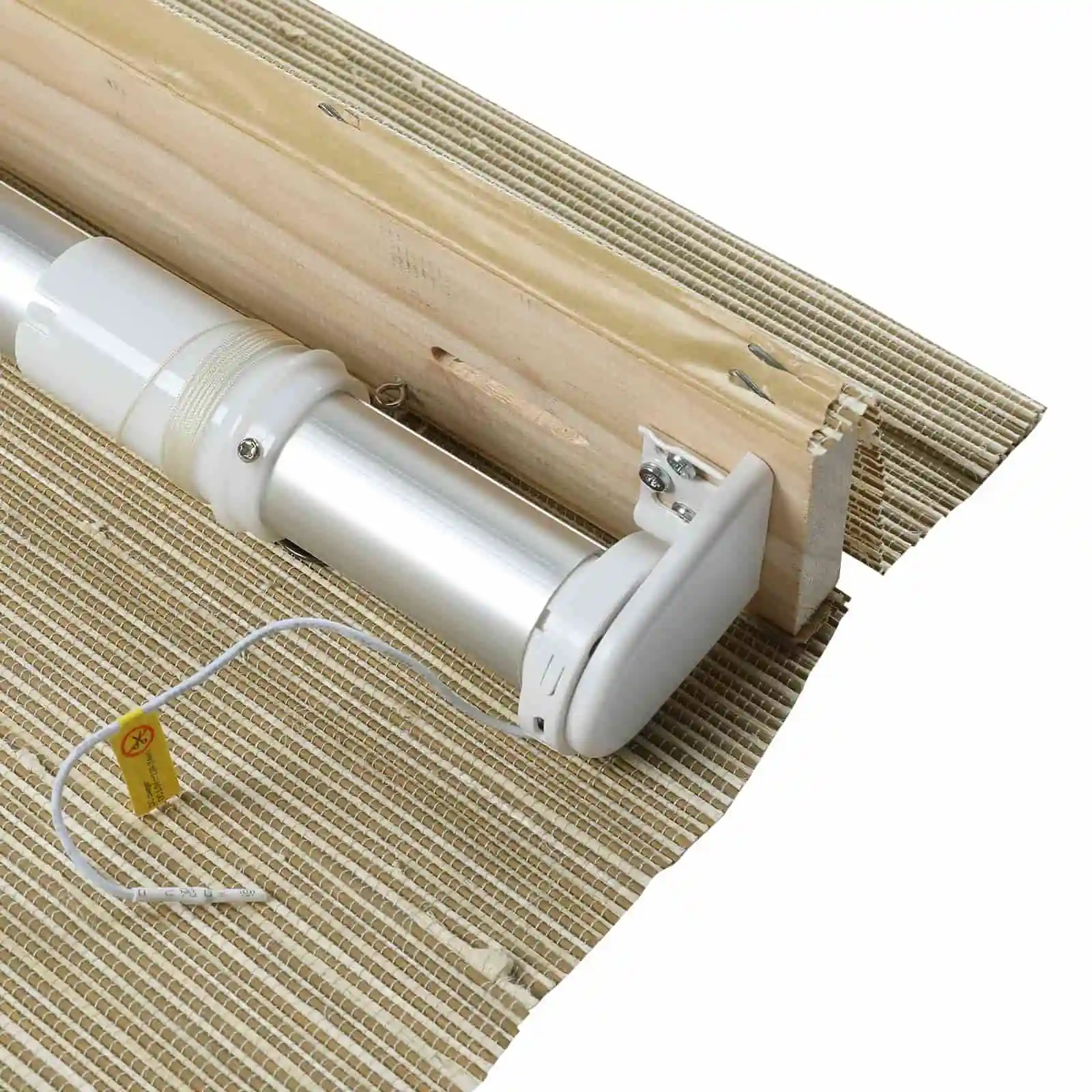 Rae Motorized Window Shades Bamboo Woven - Series P - Image 16