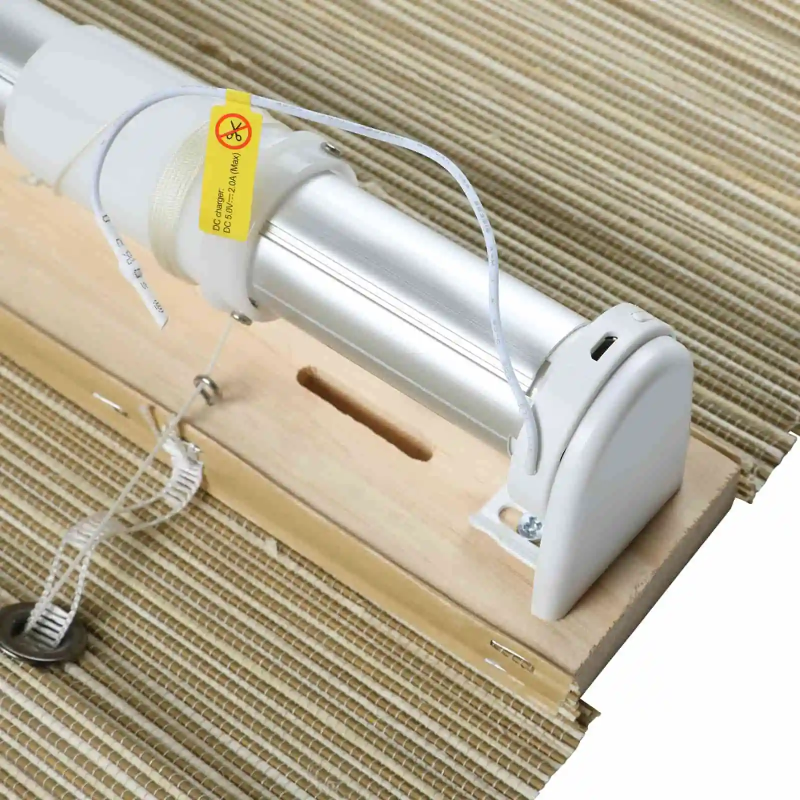Rae Motorized Window Shades Bamboo Woven - Series P - Image 17