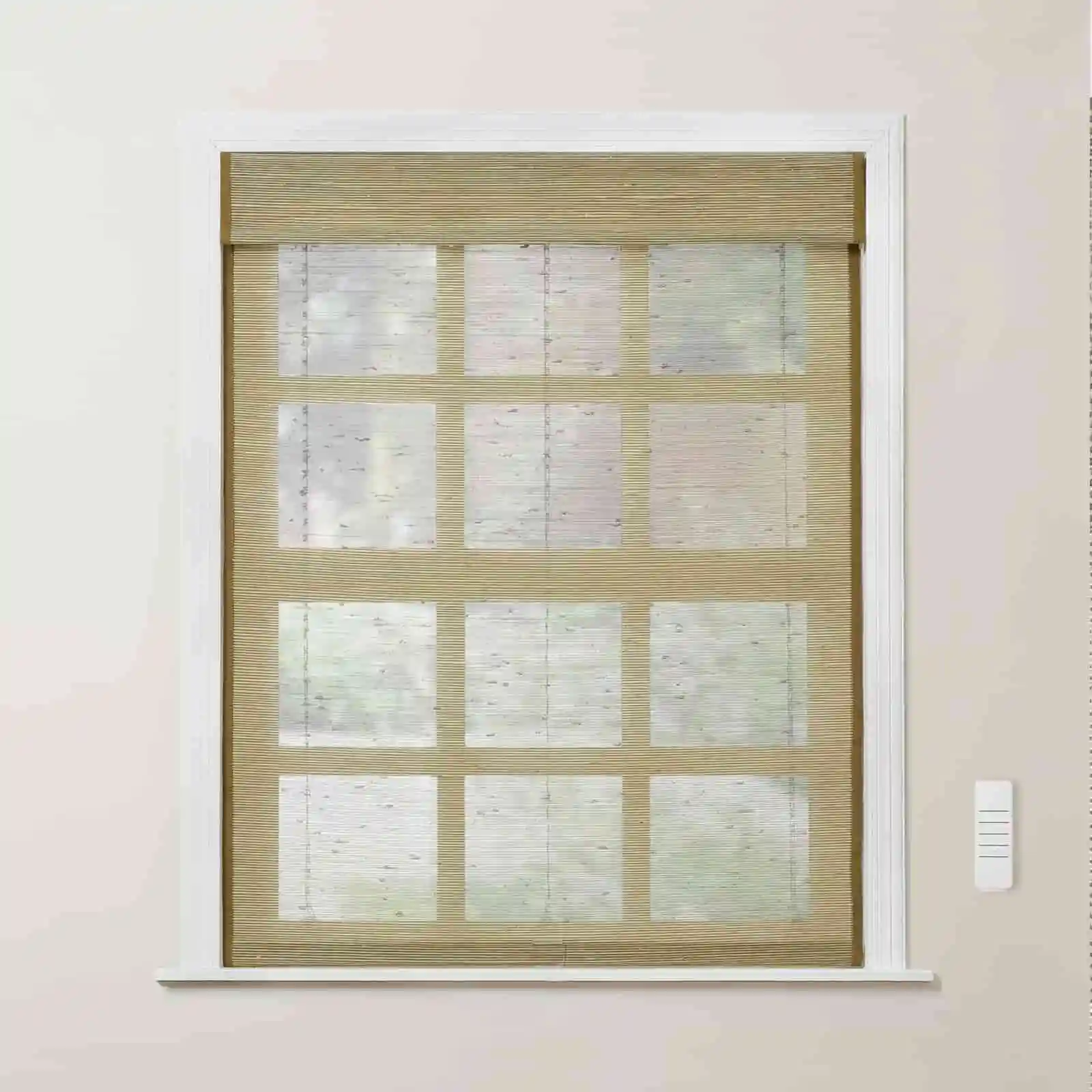 Rae Motorized Window Shades Bamboo Woven - Series P - Image 6