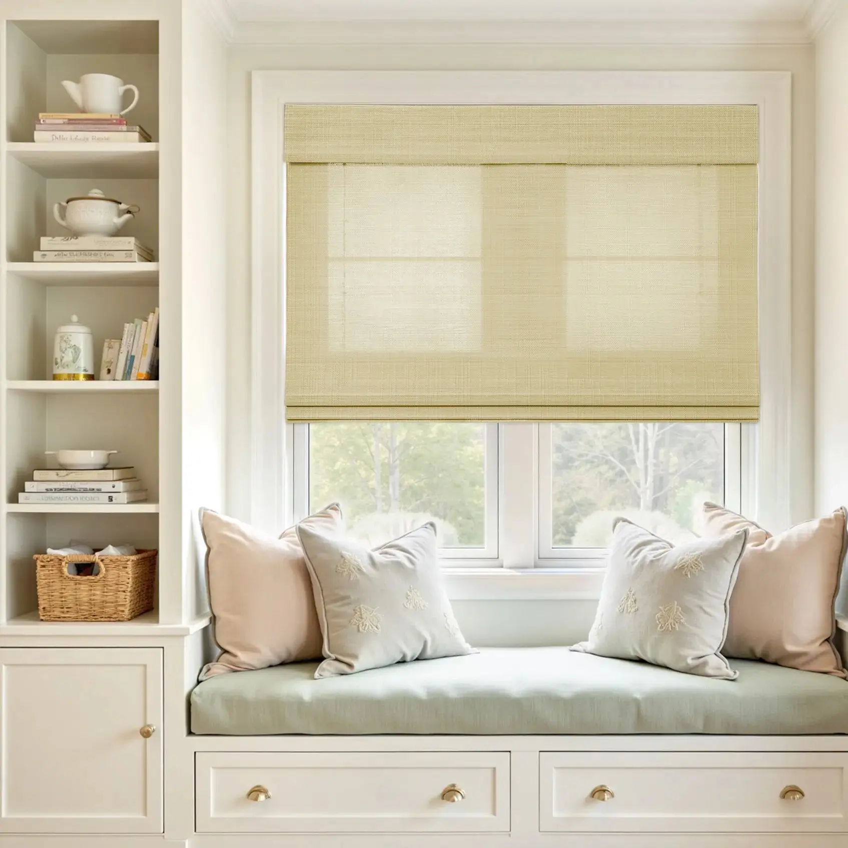 Rae Natural Bamboo Woven Shades - Series S