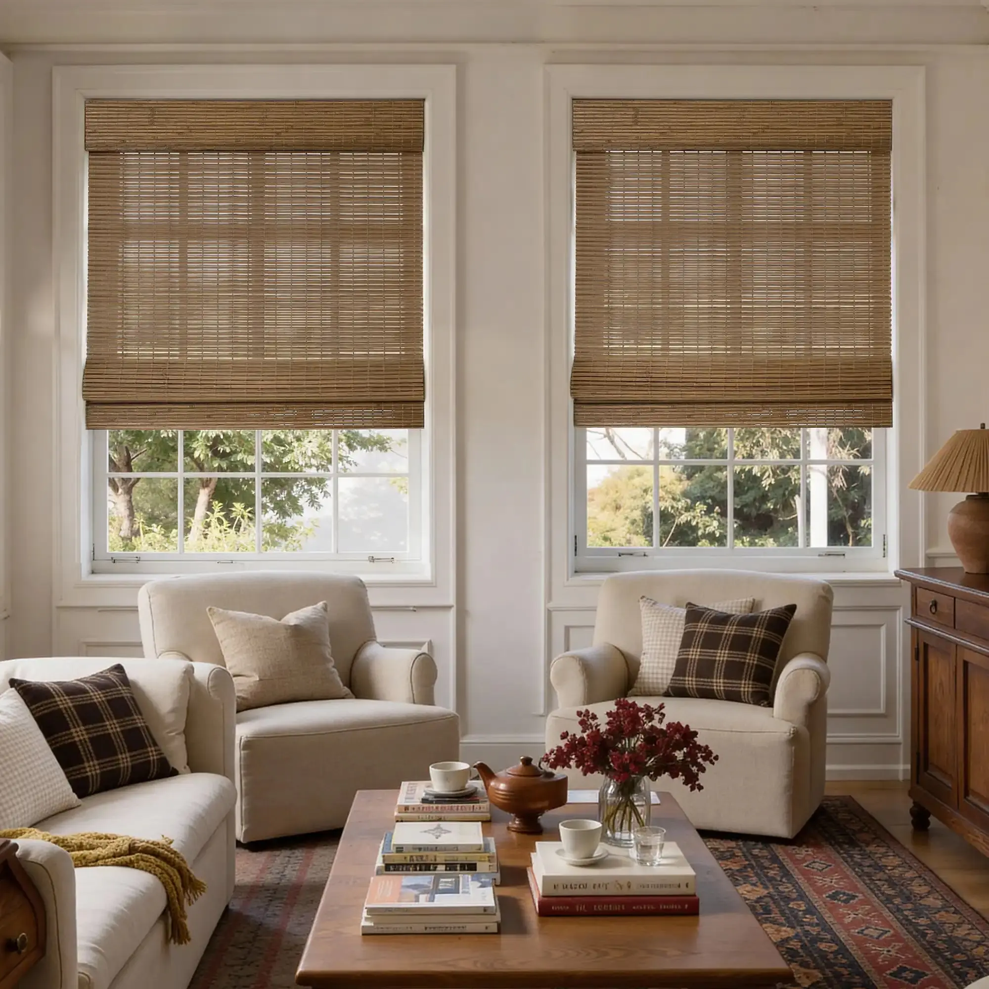 Rae Natural Pure Bamboo Woven Shades - Series Z - Image 86