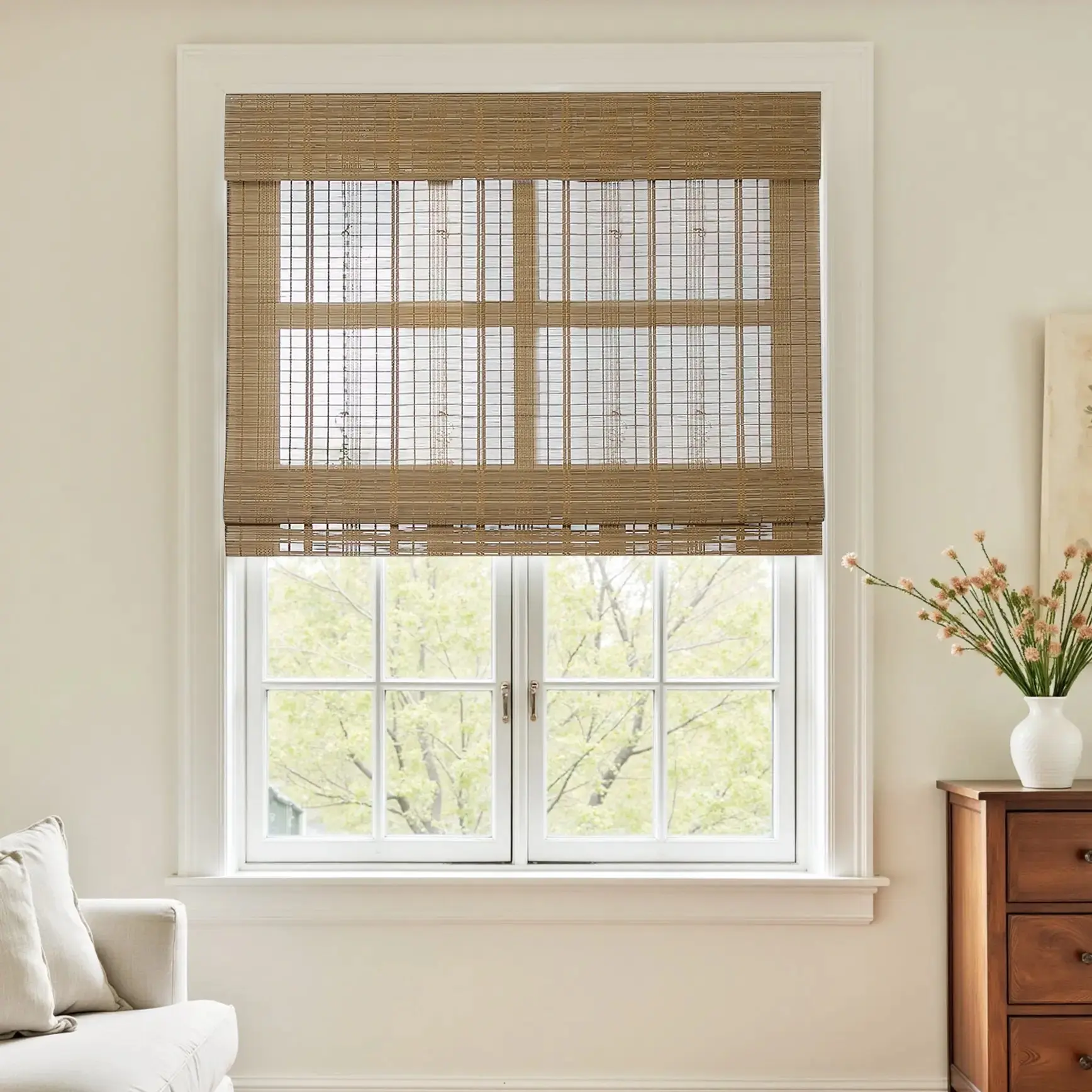 Rae Natural Pure Bamboo Woven Shades - Series Z - Image 9