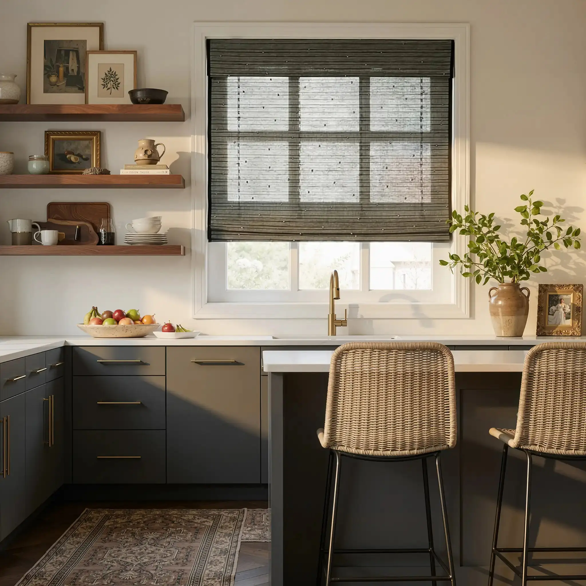 Rae Natural Ramie Bamboo Woven Shades - Series P - Image 83