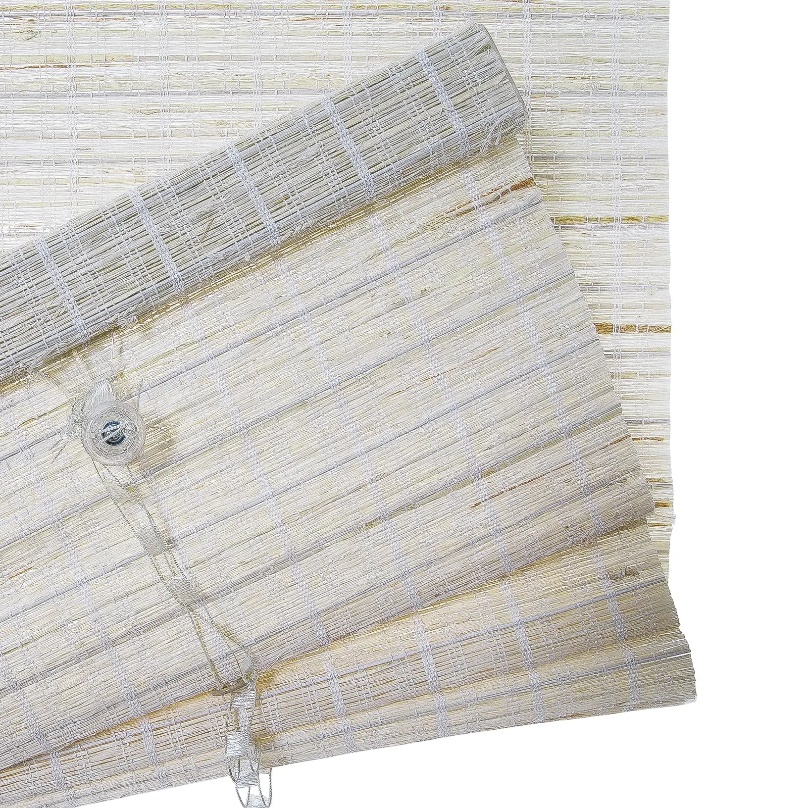 Rae Natural Ramie Flax Woven Wood Shades - Series C - Image 22