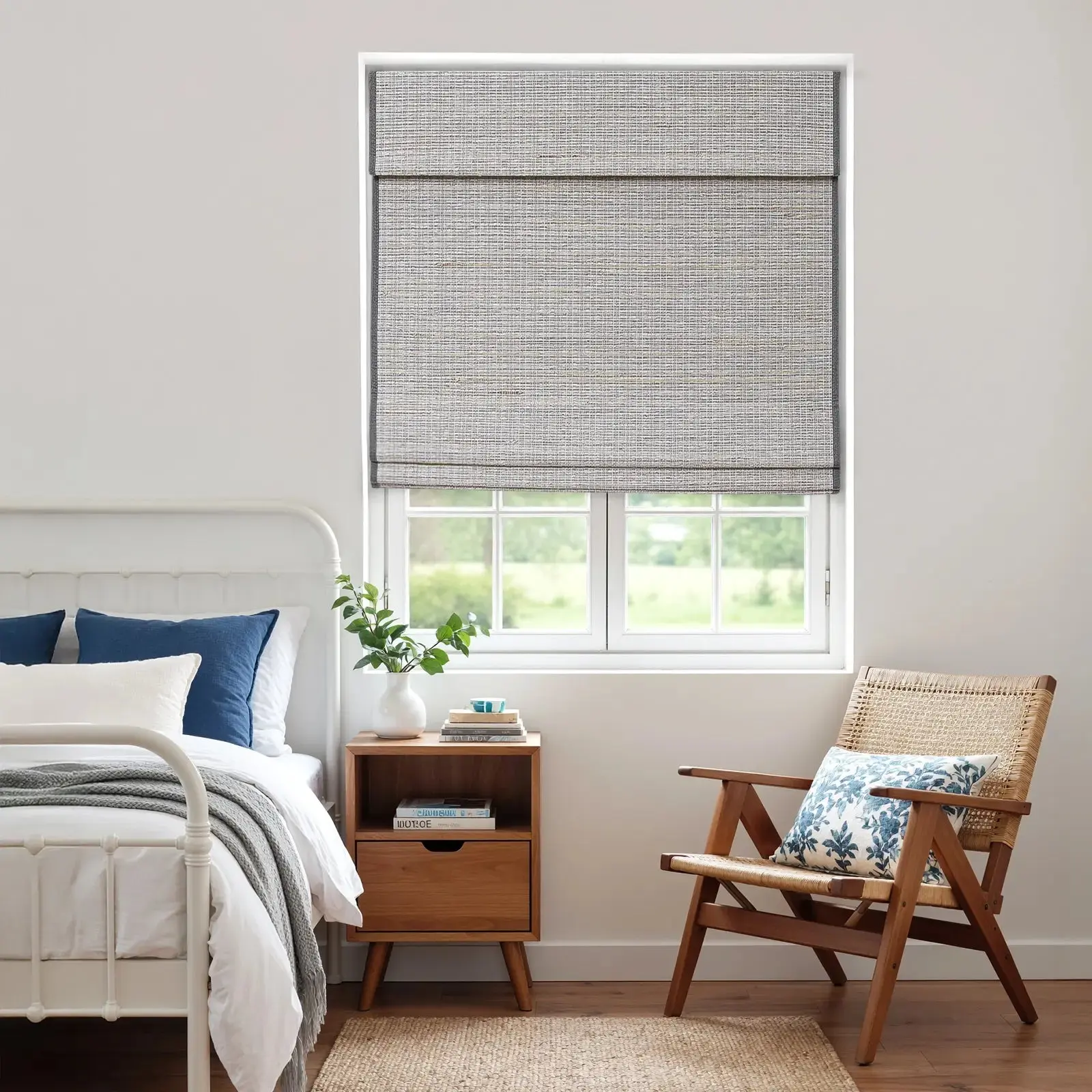 Rae Natural Ramie Flax Woven Wood Shades - Series C - Image 24