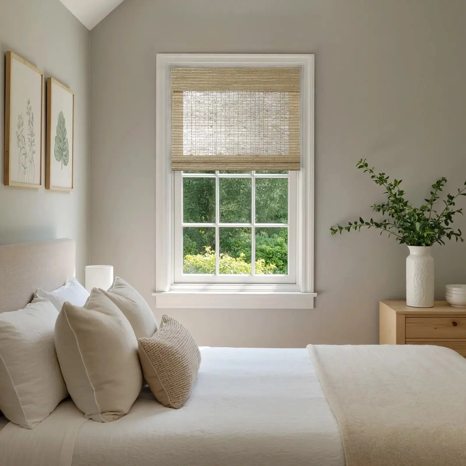 Rae Natural Ramie Flax Woven Wood Shades - Series C - Image 66