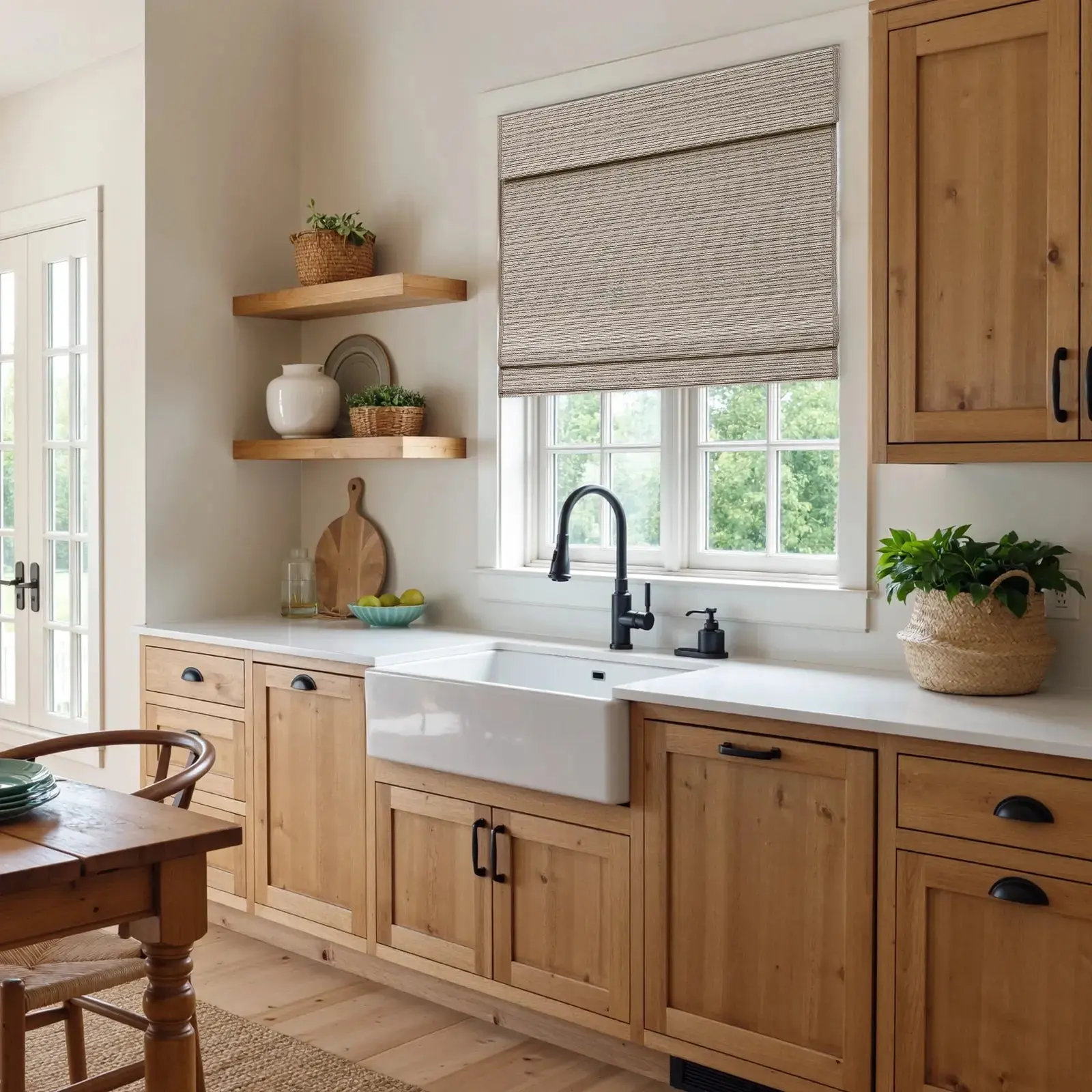 Rae Natural Ramie Flax Woven Wood Shades - Series C - Image 74