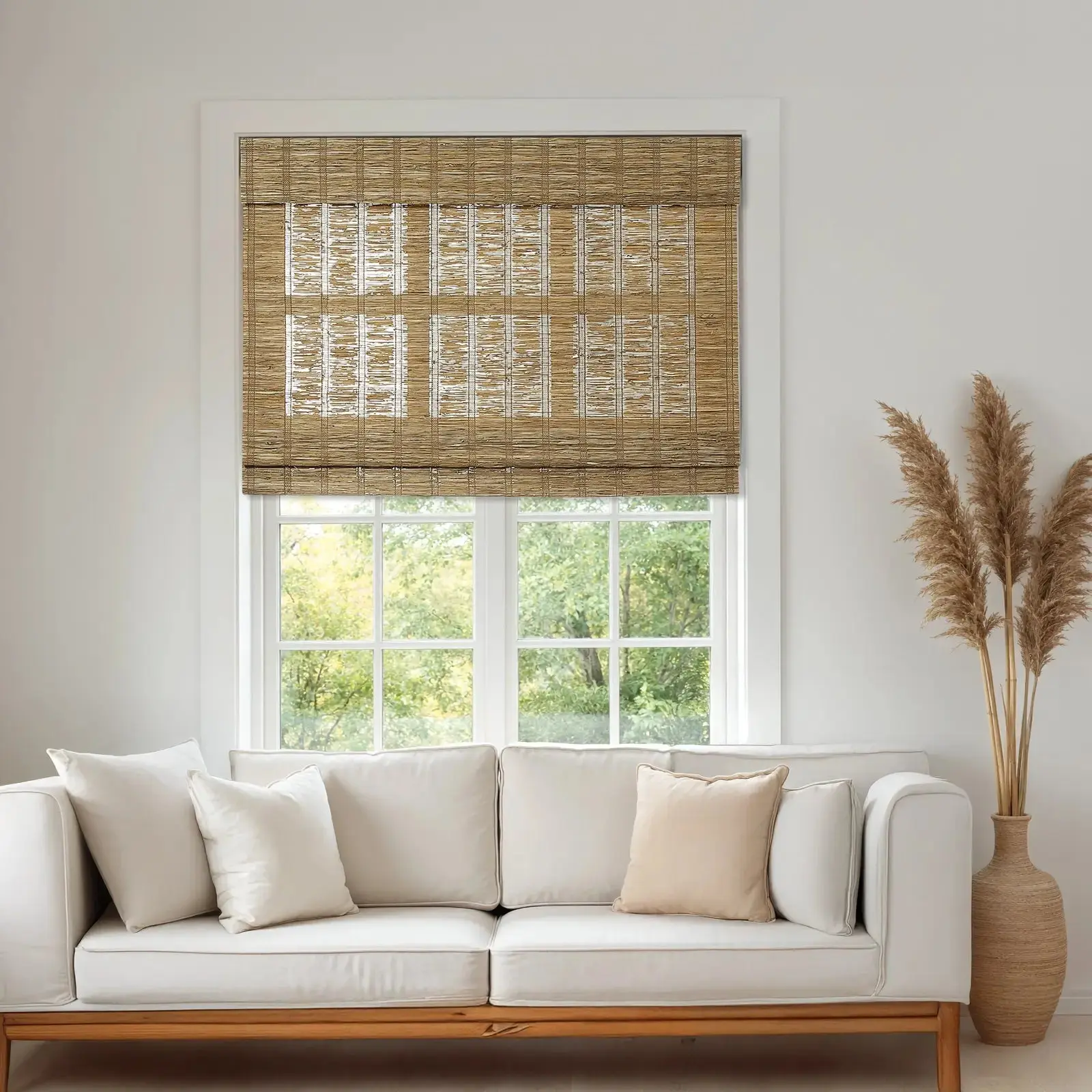 Rae Natural Ramie Jute Woven Wood Shades - Series M - Image 20