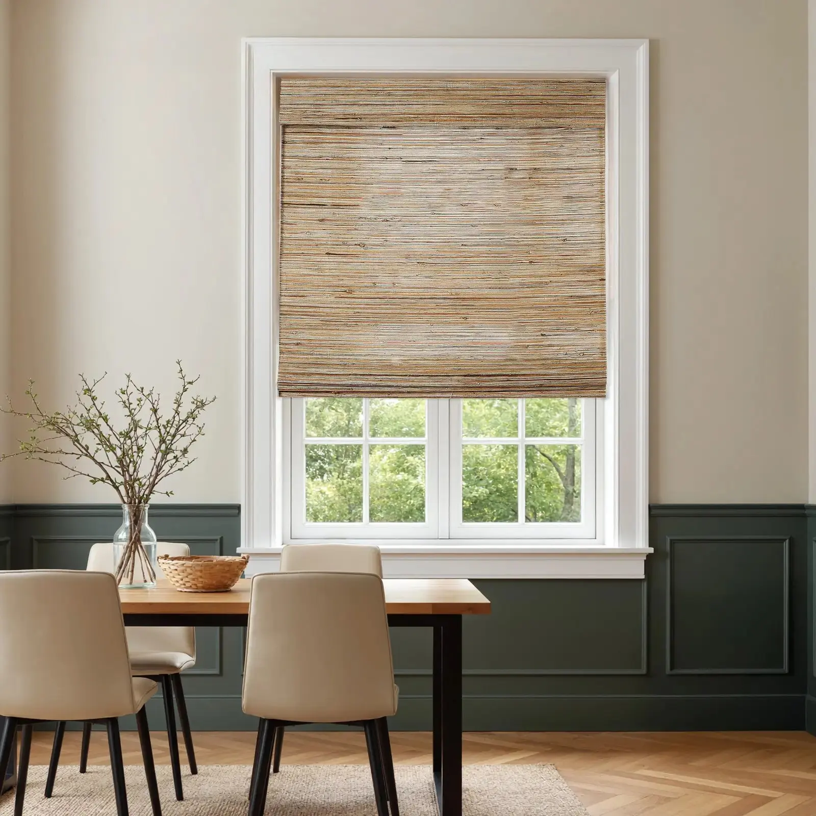 Rae Natural Ramie Jute Woven Wood Shades - Series M - Image 60
