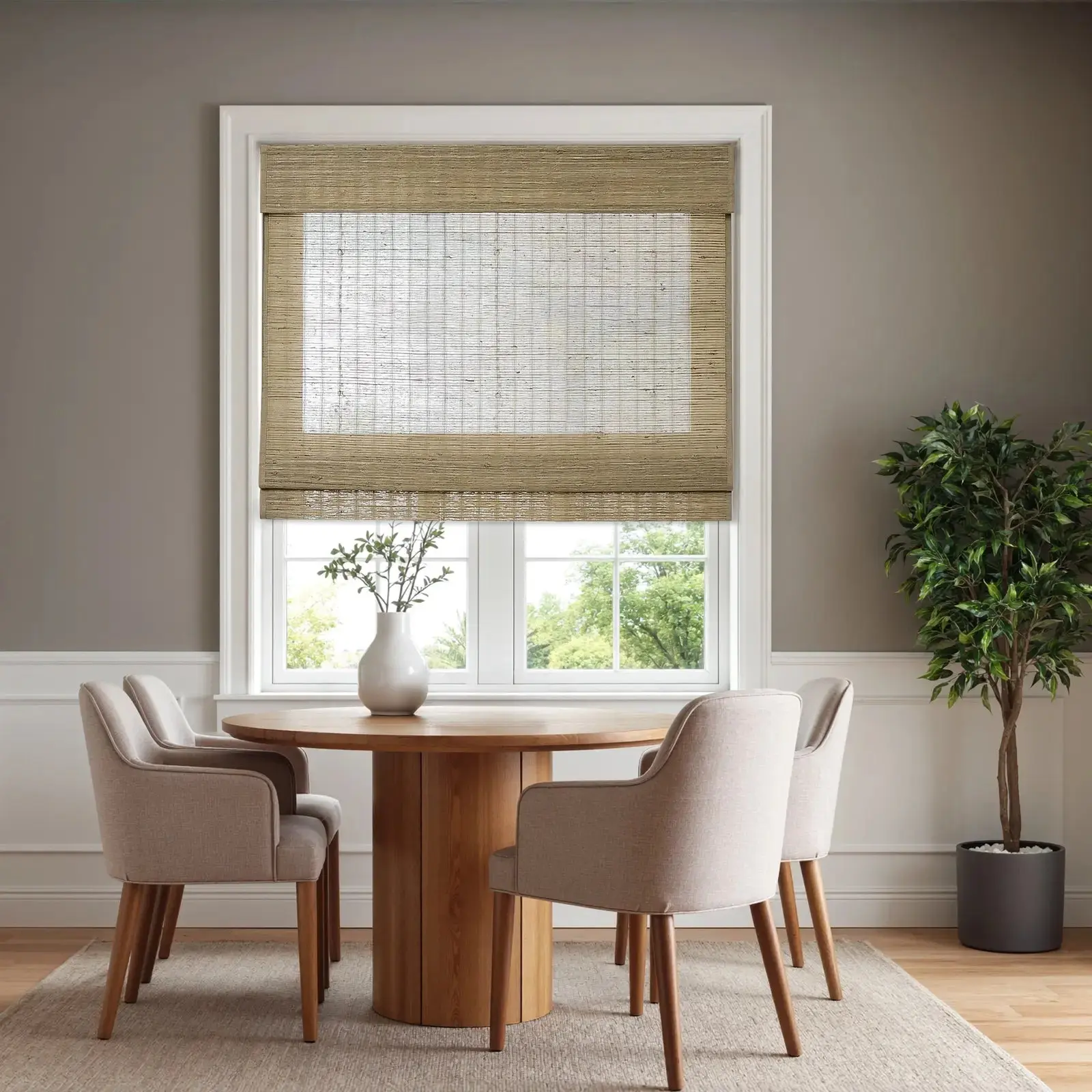 Rae Natural Ramie Jute Woven Wood Shades - Series M - Image 67
