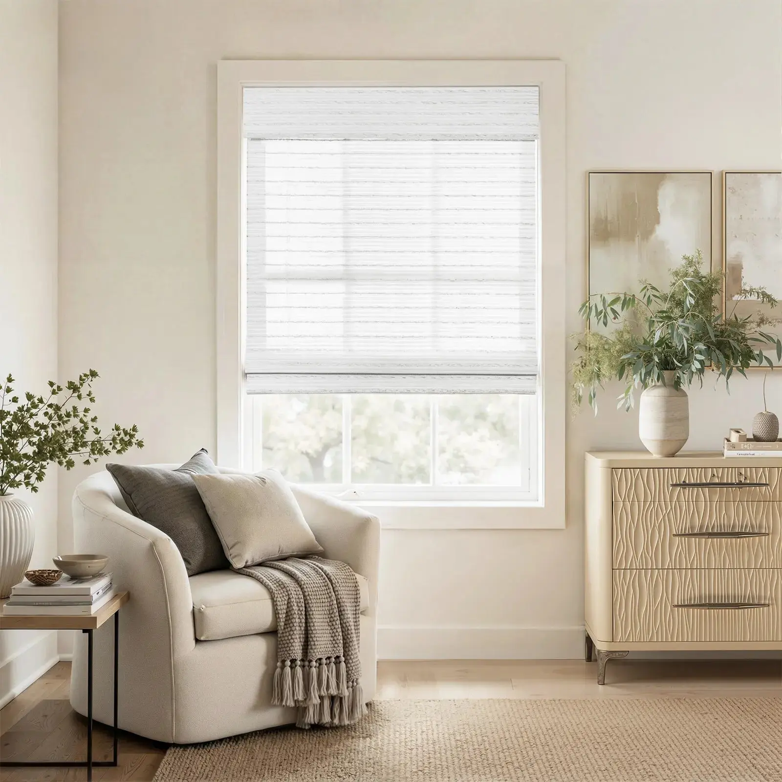 Rae Natural Ramie Jute Woven Wood Shades - Series D - Image 118