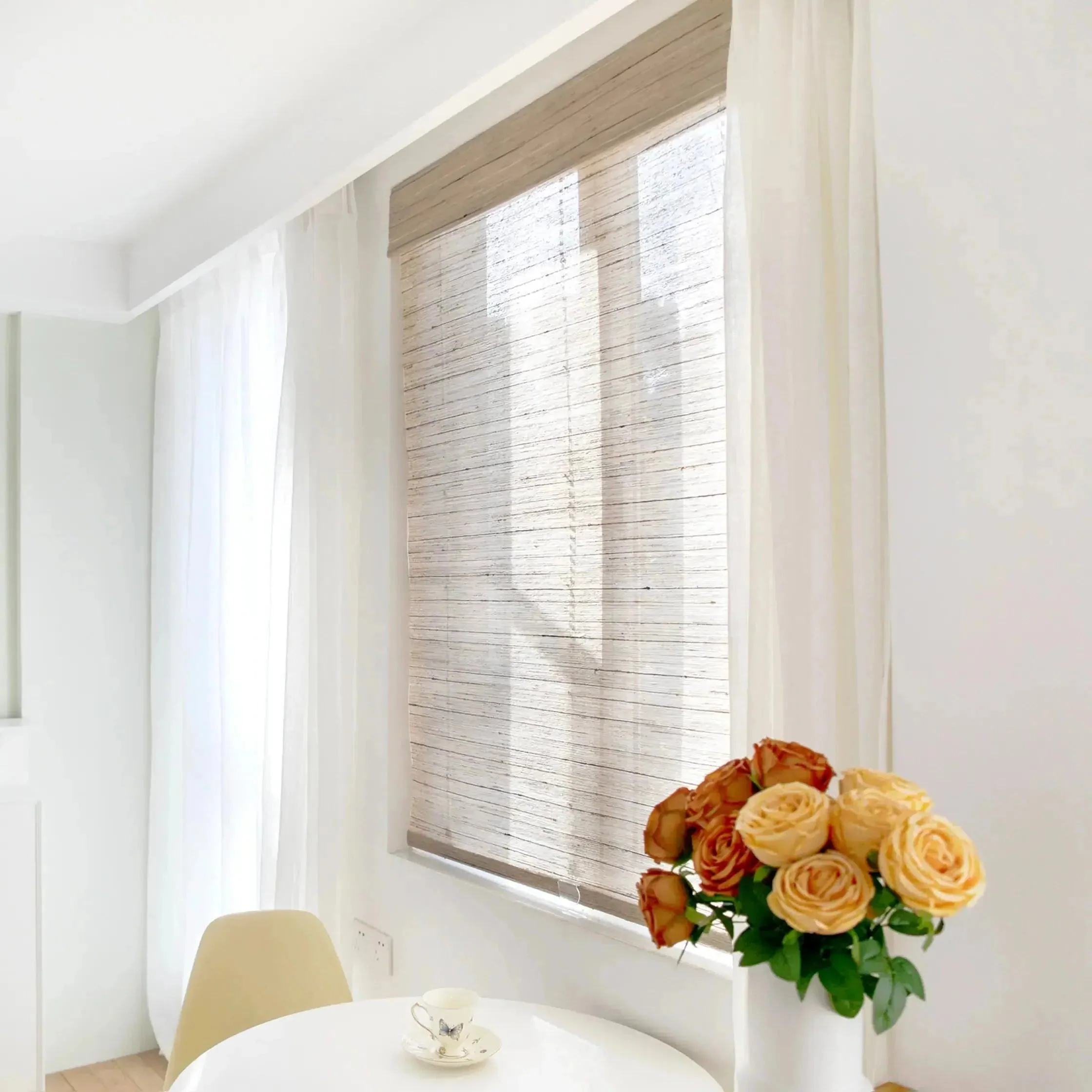 Rae Natural Ramie Jute Woven Wood Shades - Series D - Image 26