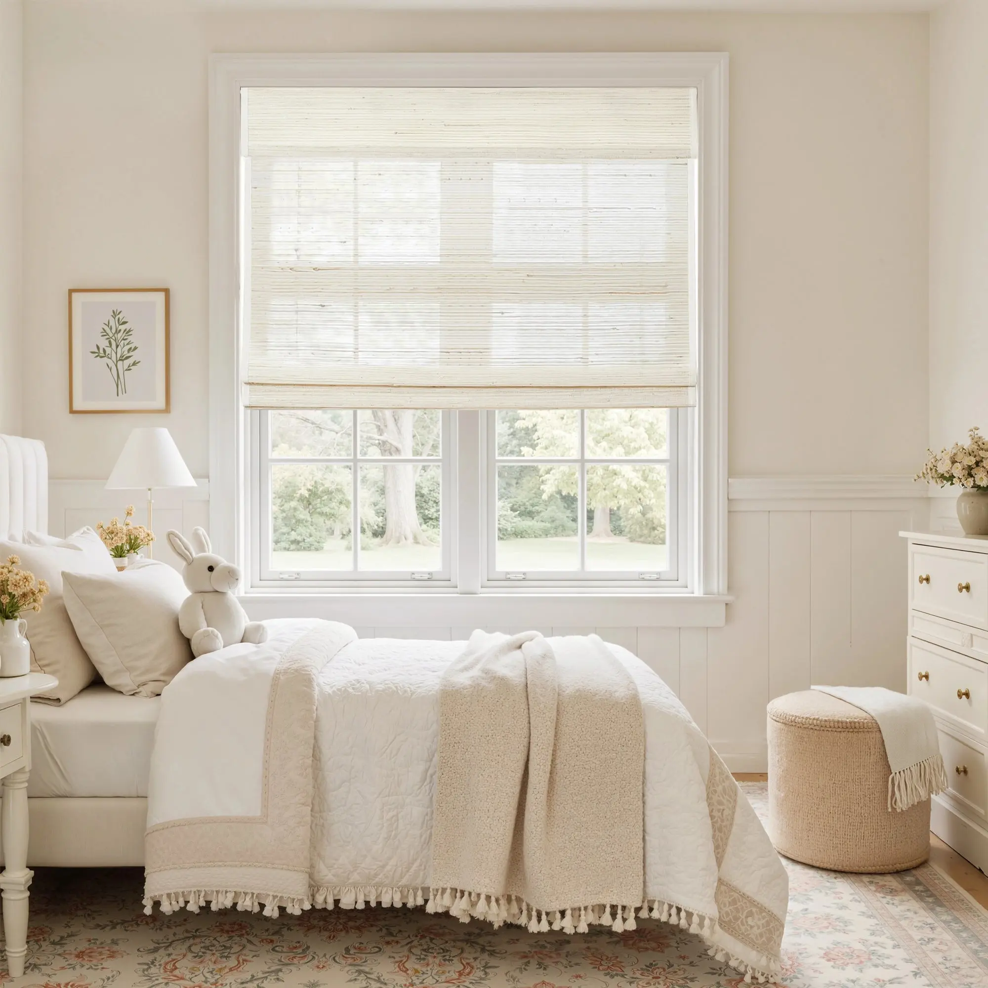 Rae Natural Ramie Jute Woven Wood Shades - Series D - Image 45