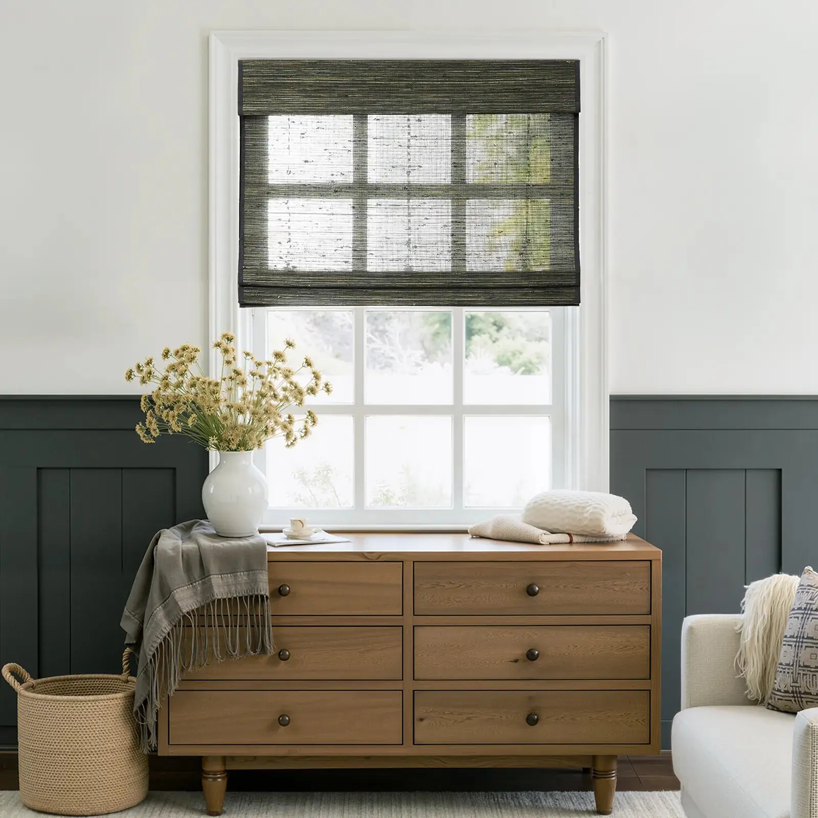 Rae Natural Ramie Jute Woven Wood Shades - Series D - Image 69