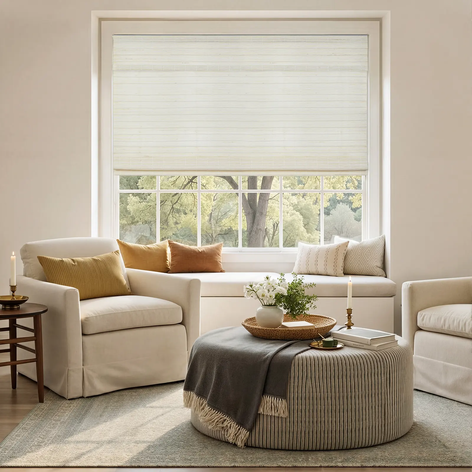 Rae Natural Ramie Jute Woven Wood Shades - Series W - Image 78