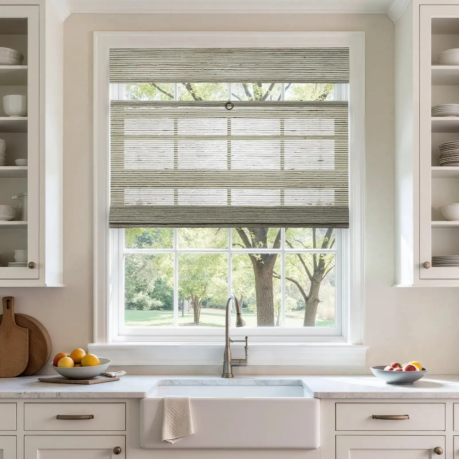 Rae Top Down Bottom Up Woven Wood Shade Cordless - Series C - Image 3