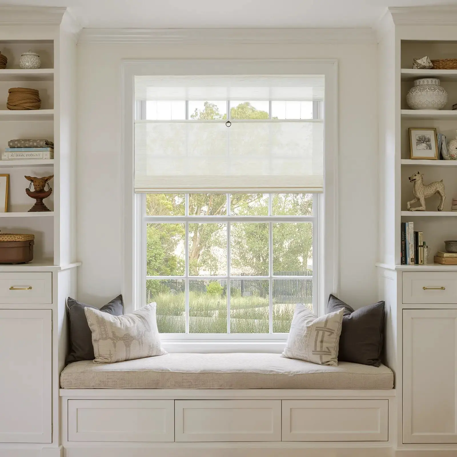 Rae Top Down Bottom Up Woven Wood Shade Cordless - Series D - Image 4