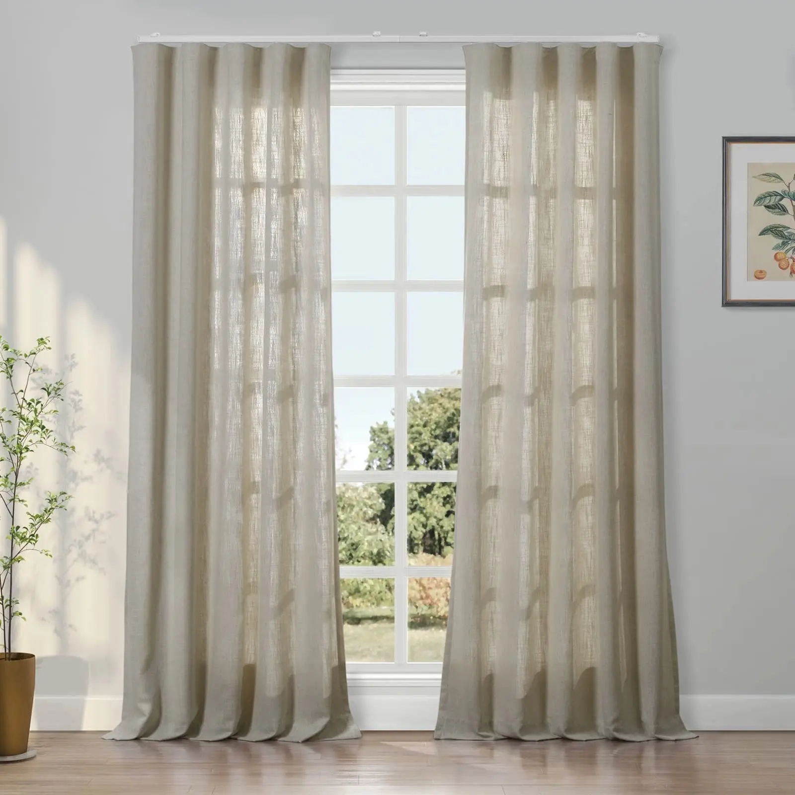 Liz Linen Ripple Fold Drapery - Image 26