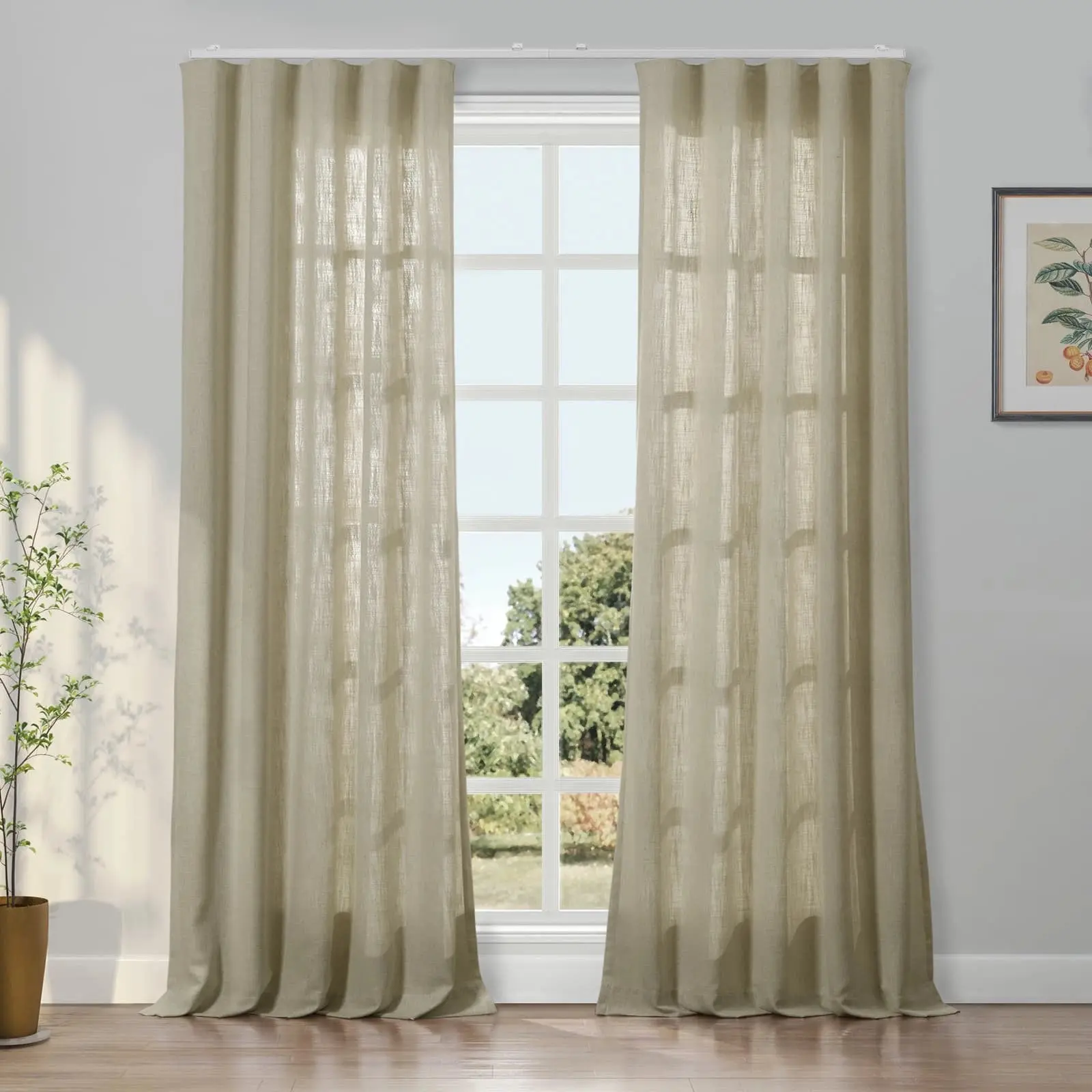 Liz Linen Ripple Fold Drapery - Image 27