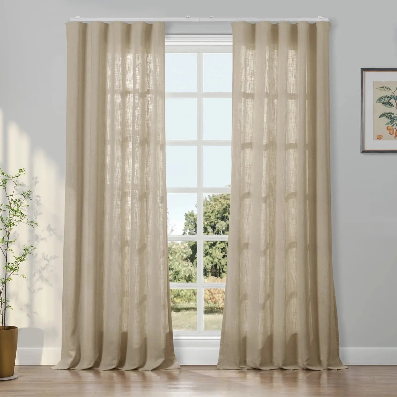 Liz Linen Ripple Fold Drapery - Image 28