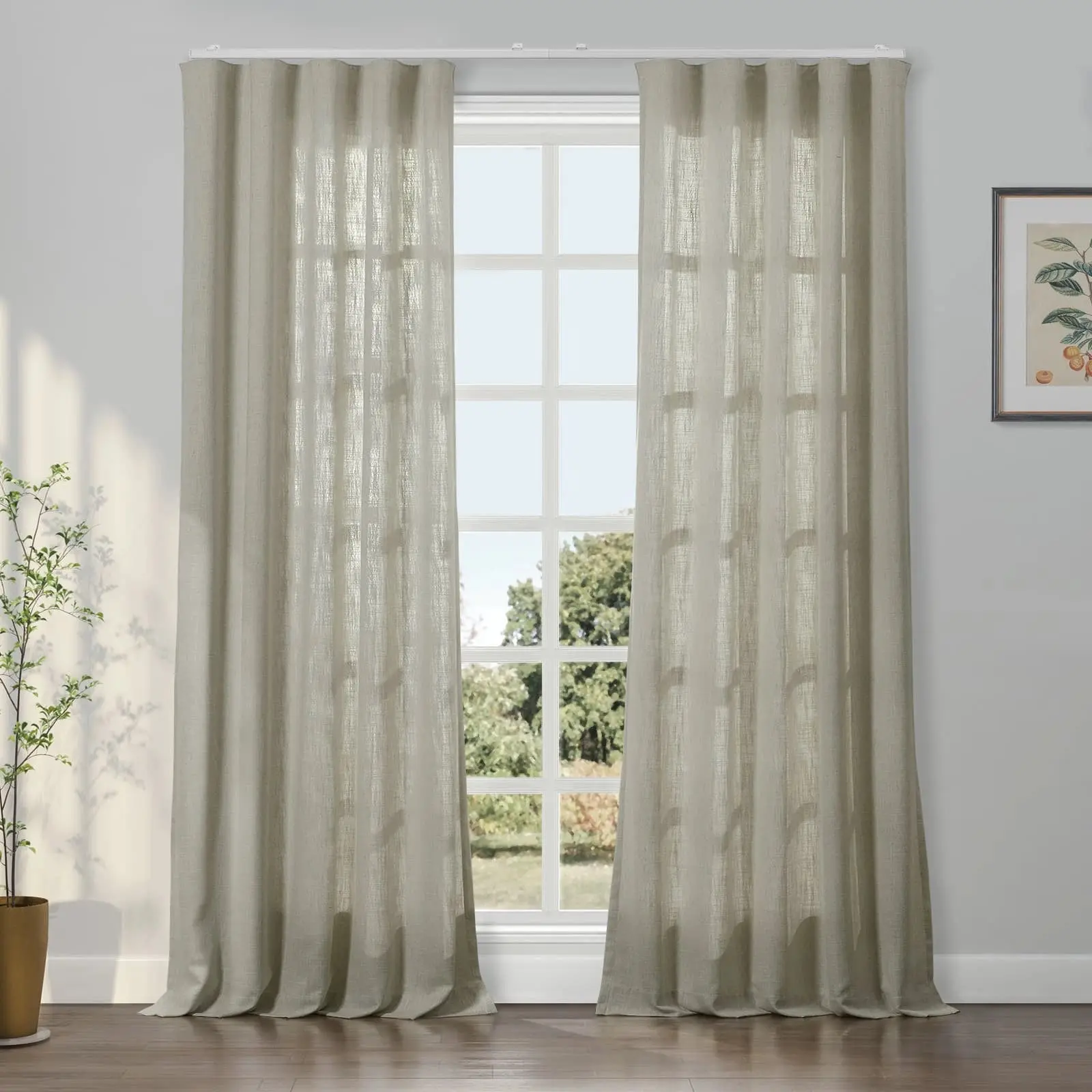 Liz Linen Ripple Fold Drapery - Image 32