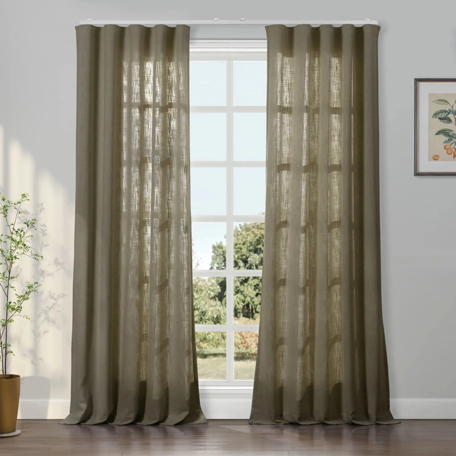 Liz Linen Ripple Fold Drapery - Image 35