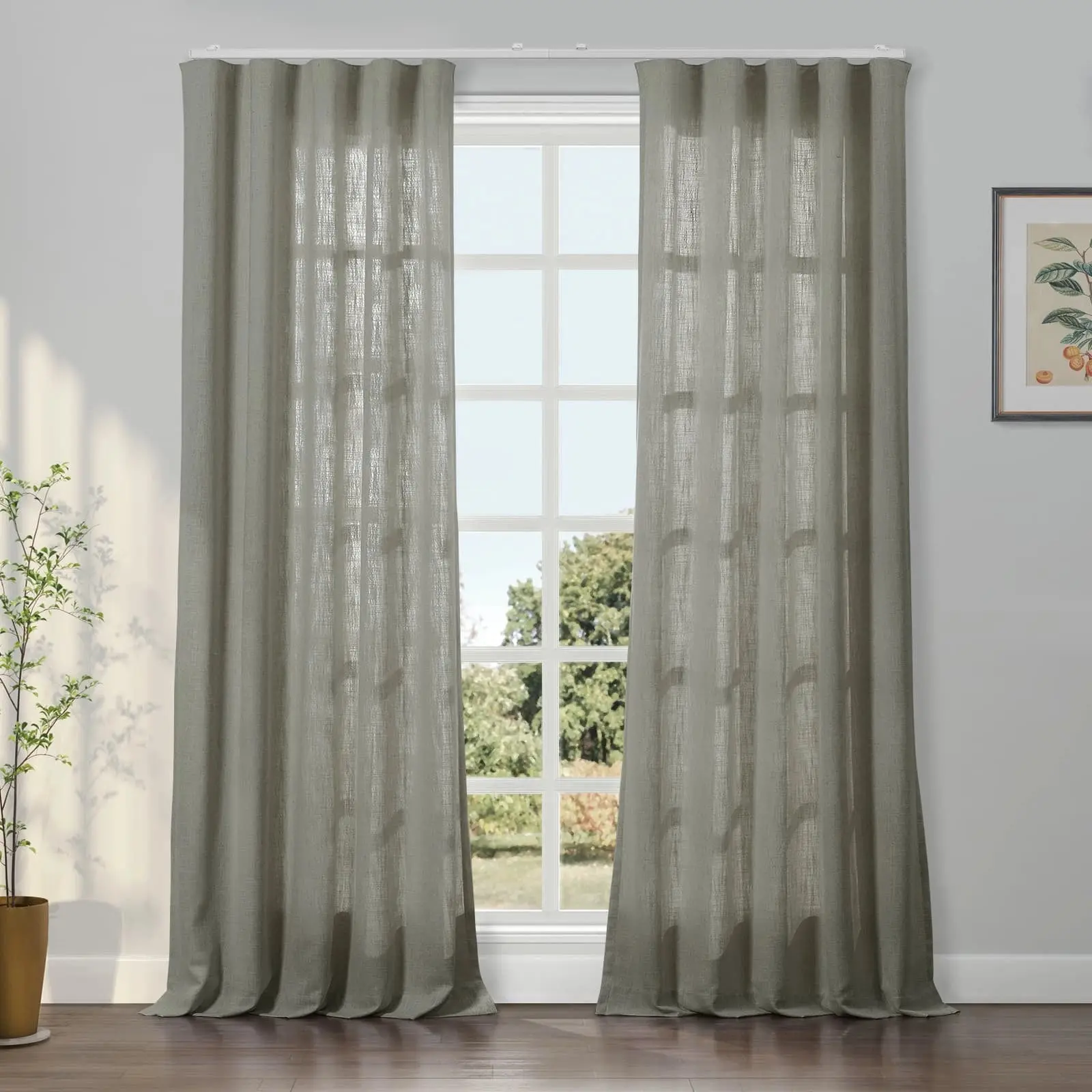 Liz Linen Ripple Fold Drapery - Image 36