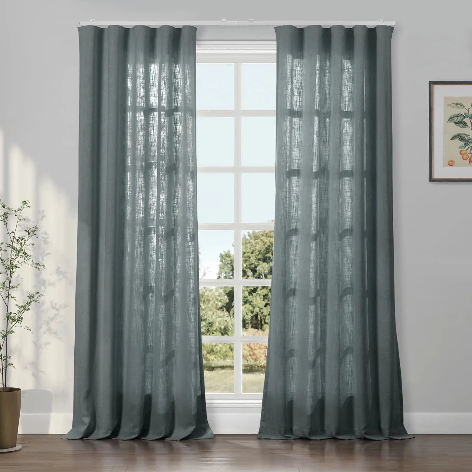 Liz Linen Ripple Fold Drapery - Image 38