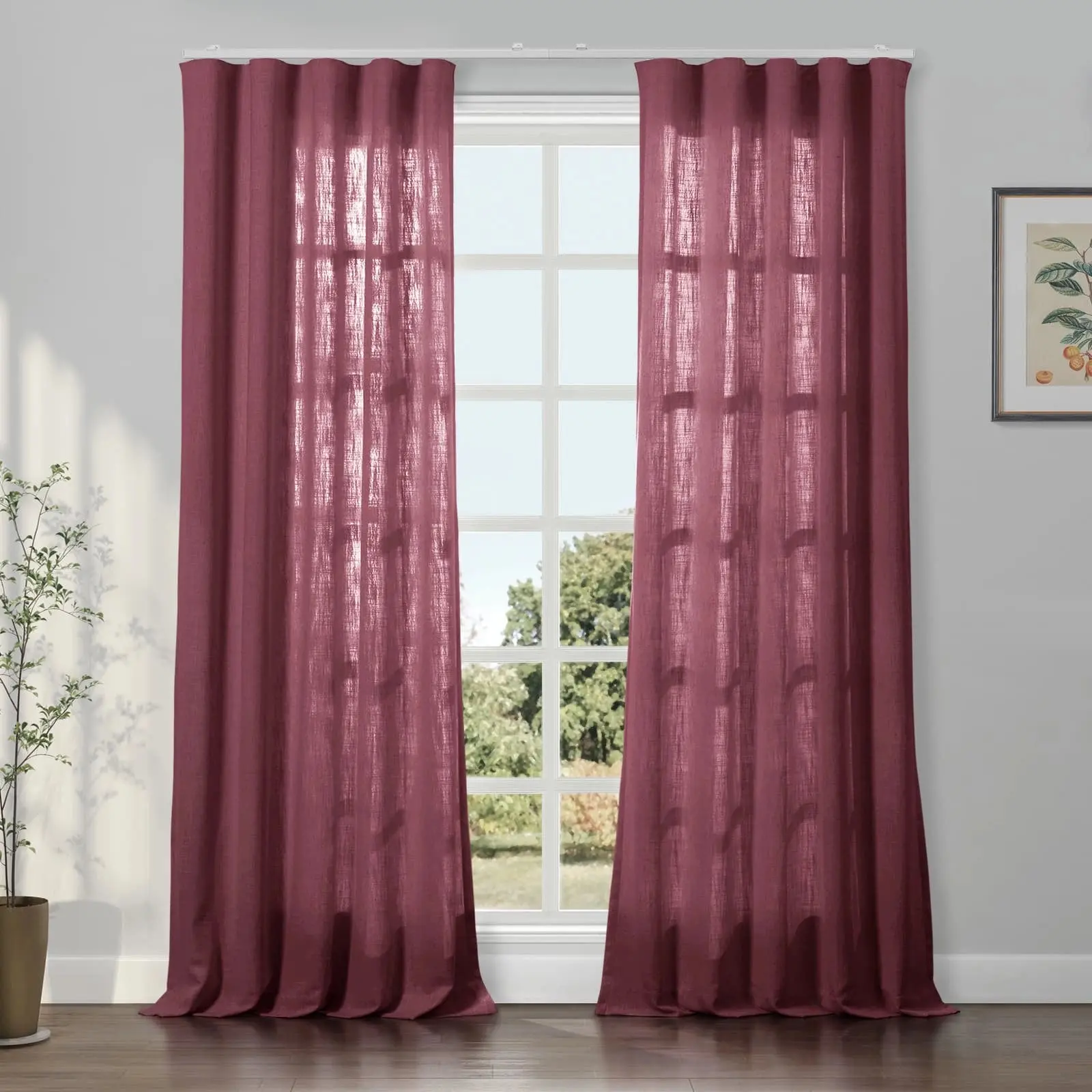 Liz Linen Ripple Fold Drapery - Image 43