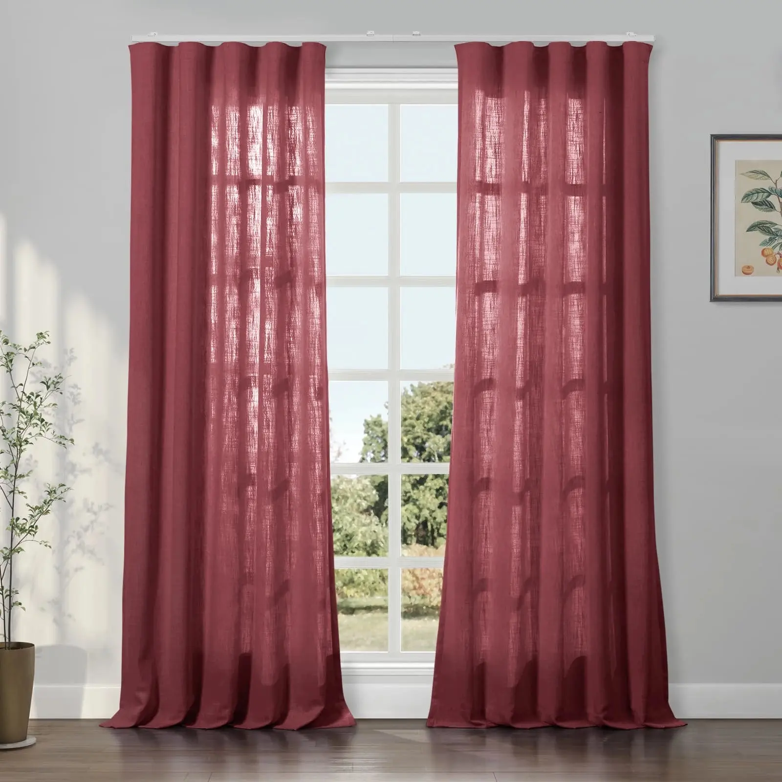 Liz Linen Ripple Fold Drapery - Image 44