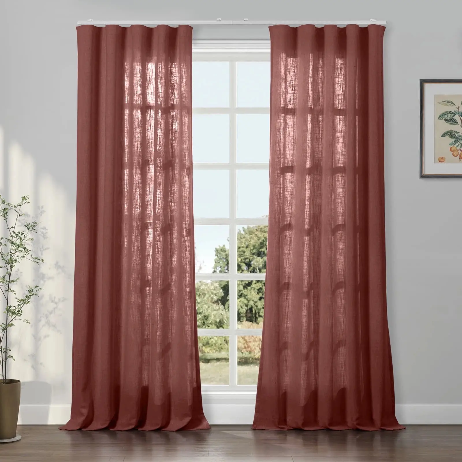 Liz Linen Ripple Fold Drapery - Image 45
