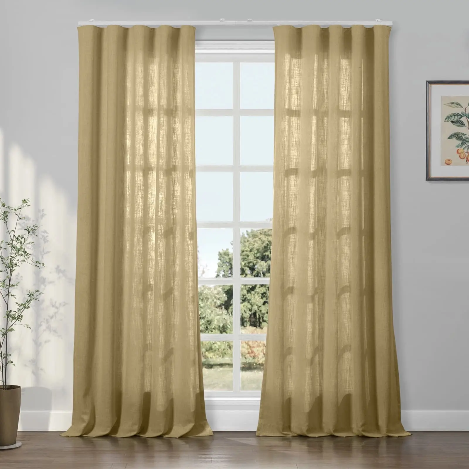 Liz Linen Ripple Fold Drapery - Image 48