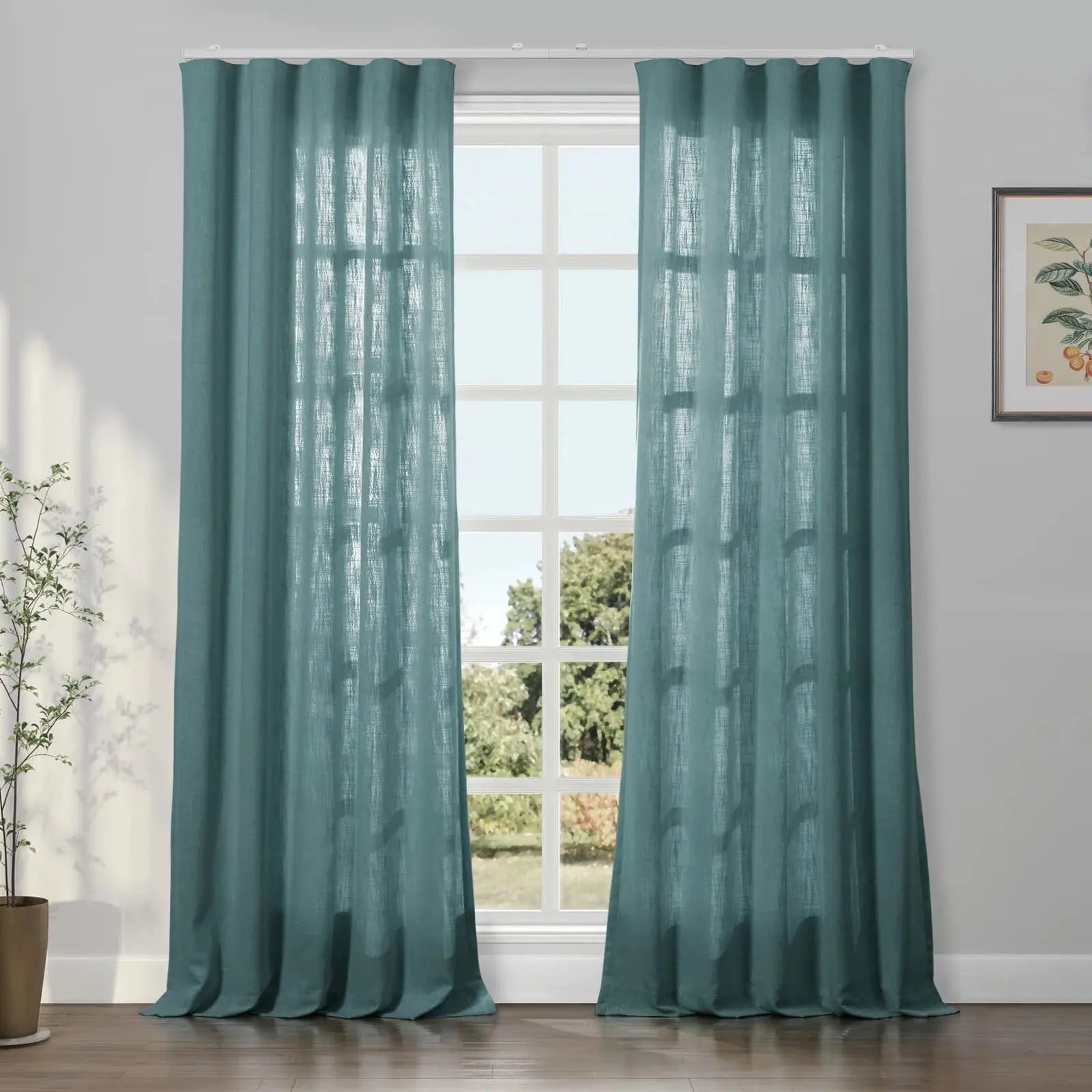 Liz Linen Ripple Fold Drapery - Image 55