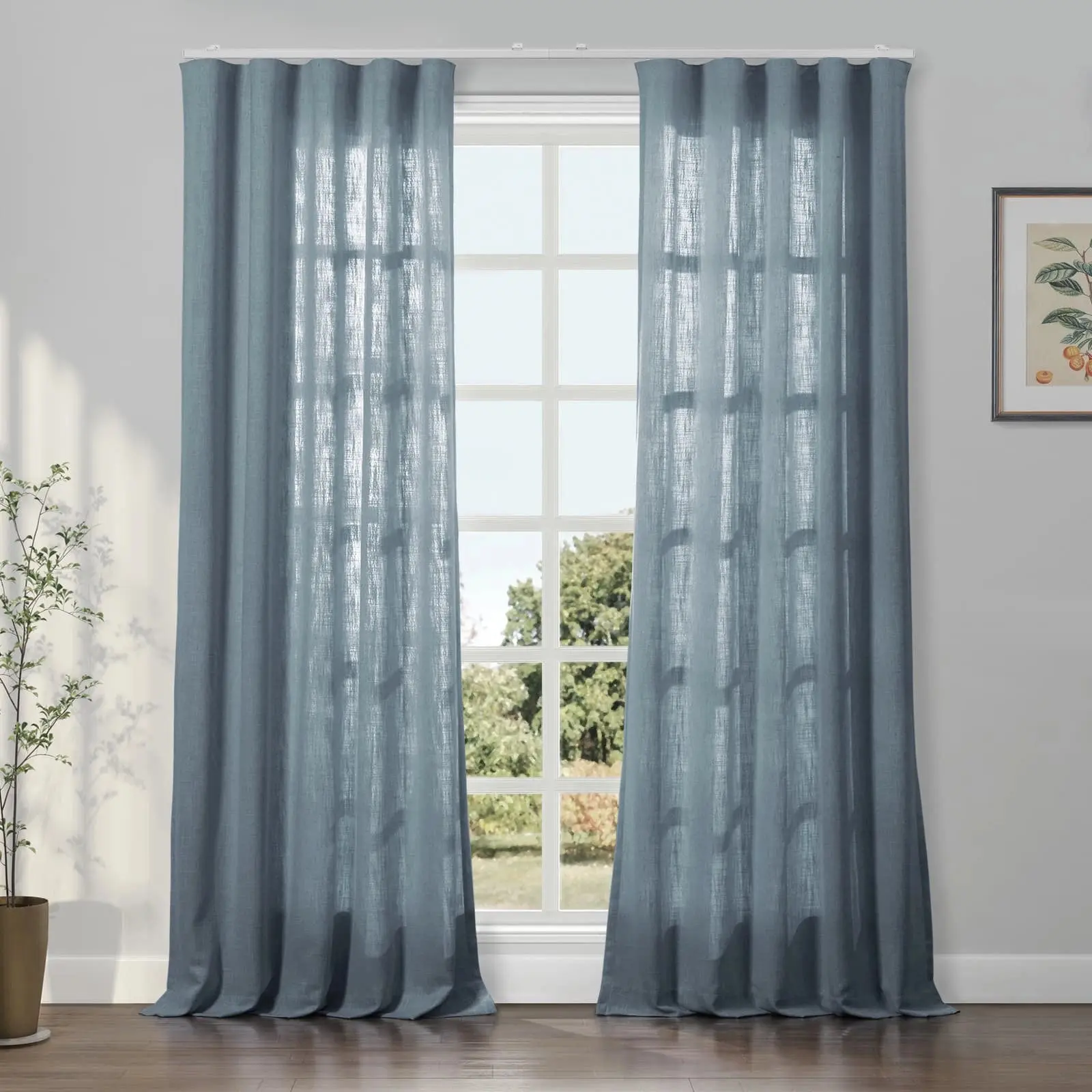 Liz Linen Ripple Fold Drapery - Image 56