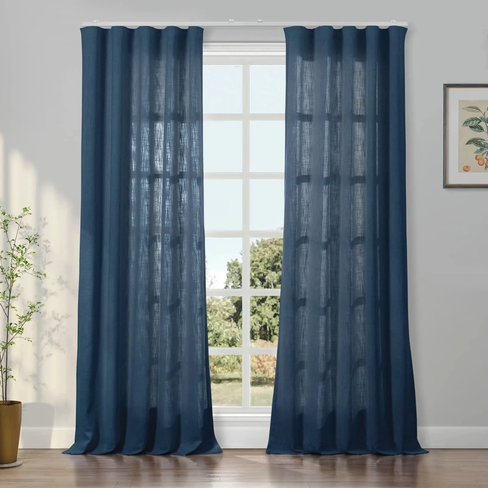Liz Linen Ripple Fold Drapery - Image 57