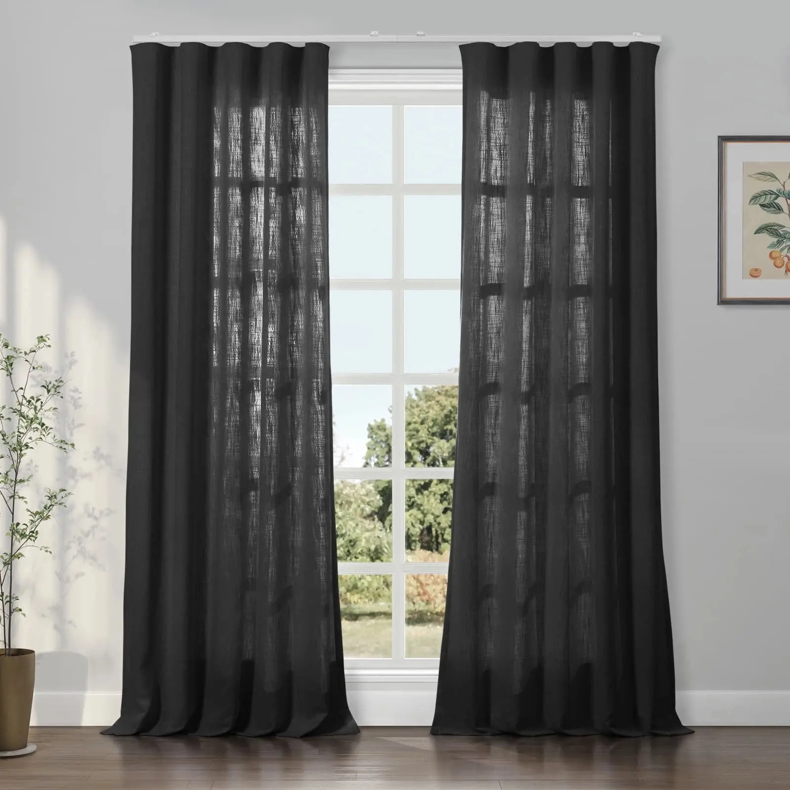 Liz Linen Ripple Fold Drapery - Image 58