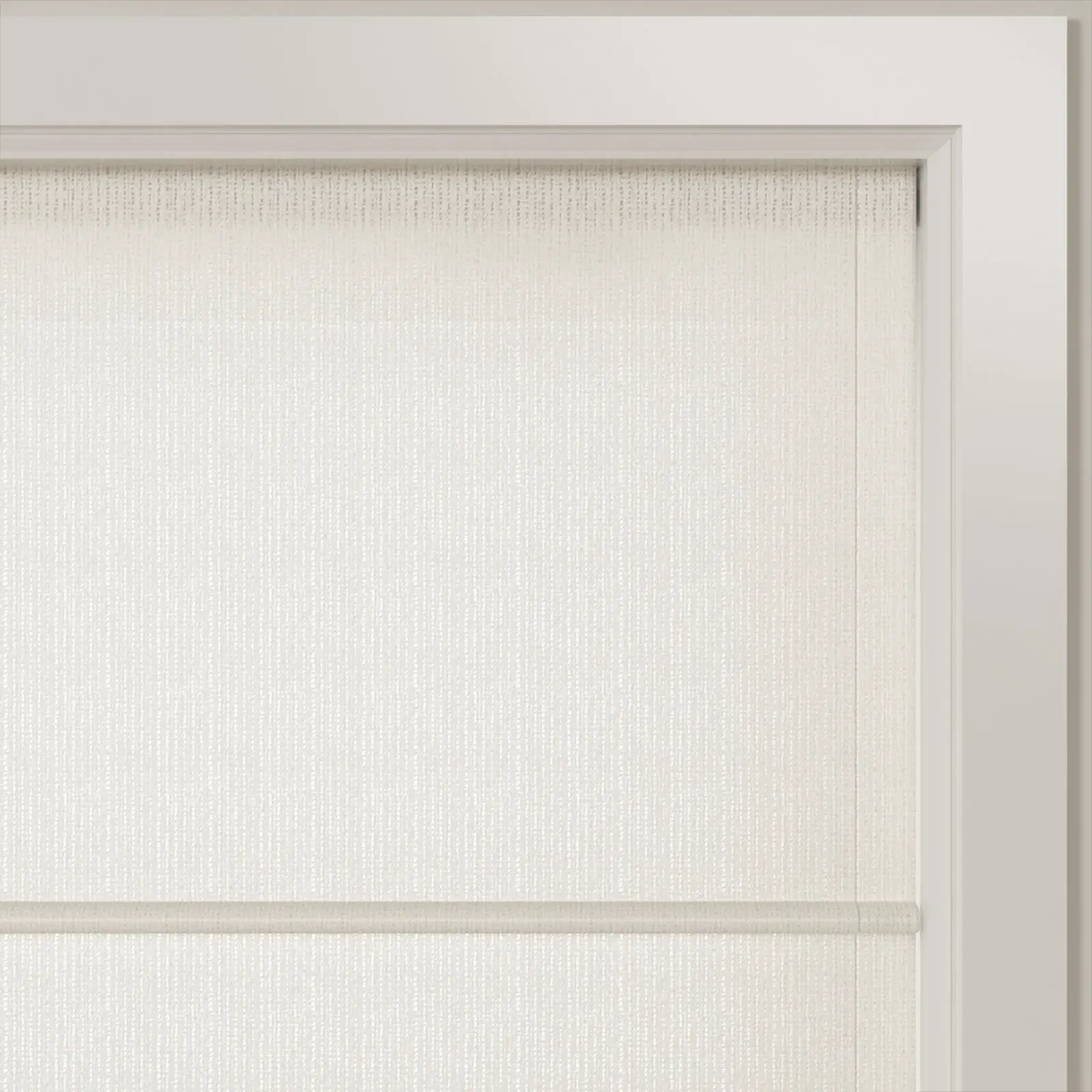 Ron Linen Cotton Herringbone Front Slat Roman Shade Cordless - Image 23