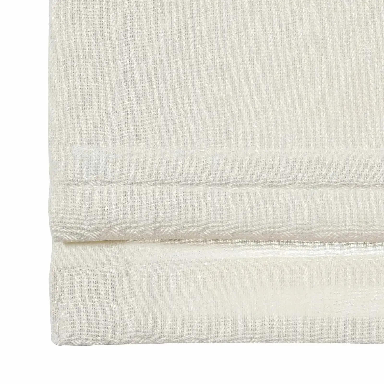 Ron Linen Cotton Herringbone Roman Shade Cord Lift - Image 10