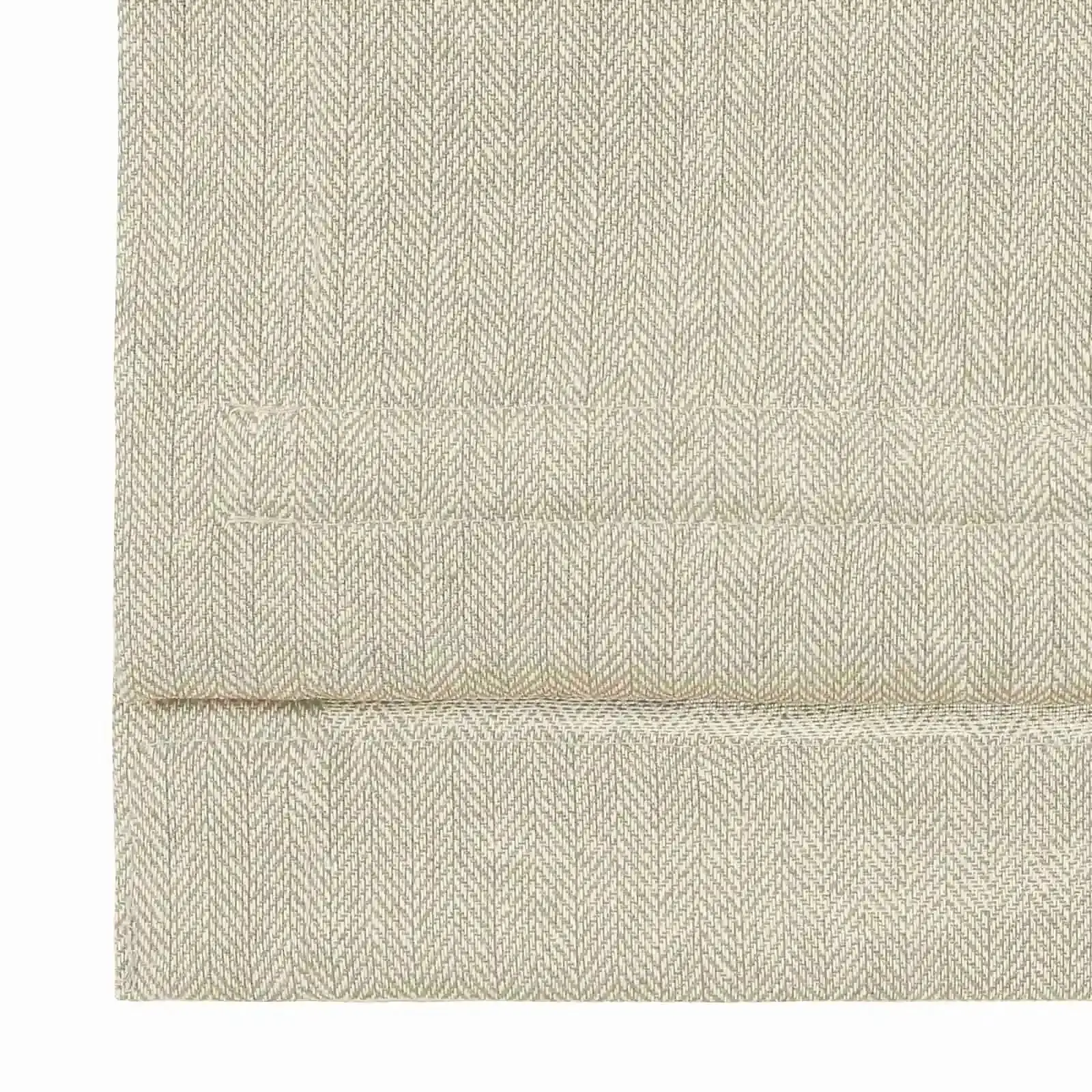 Ron Linen Cotton Herringbone Roman Shade Cordless - Image 27